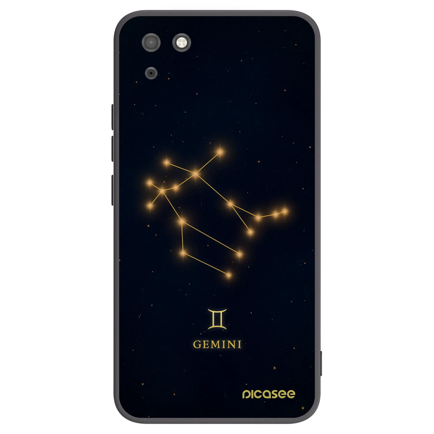 Picasee silikonový černý obal pro Huawei Y5P - GEMINI