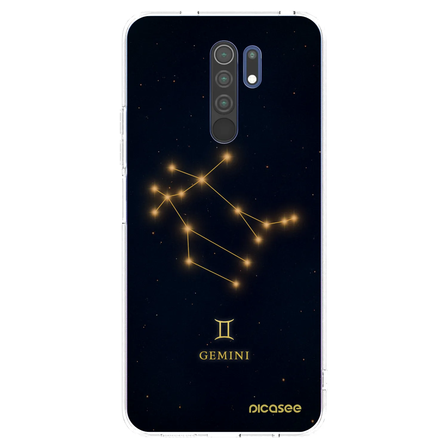 Picasee silikonový průhledný obal pro Xiaomi Redmi 9 - GEMINI