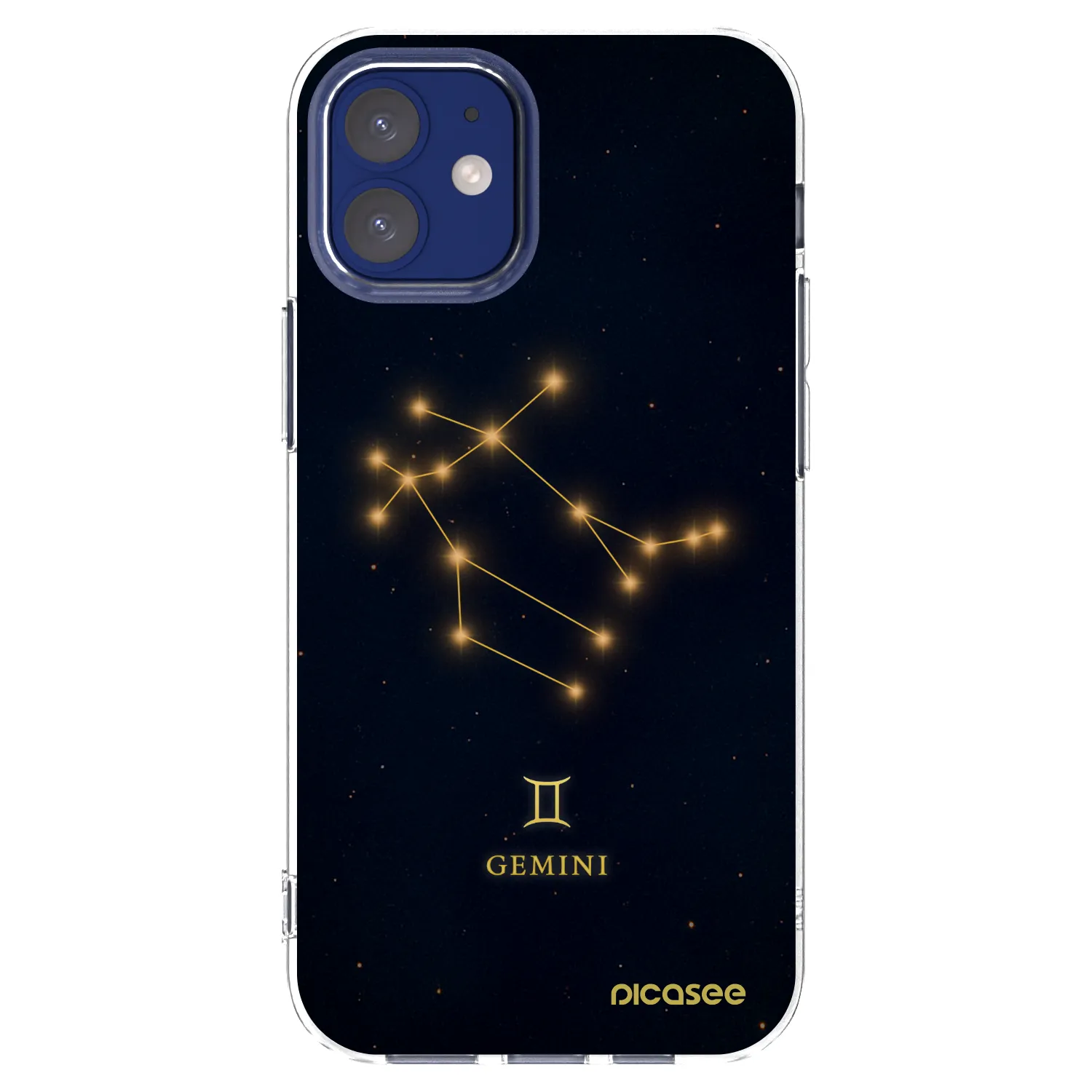 Picasee silikonový průhledný obal pro Apple iPhone 12 mini - GEMINI