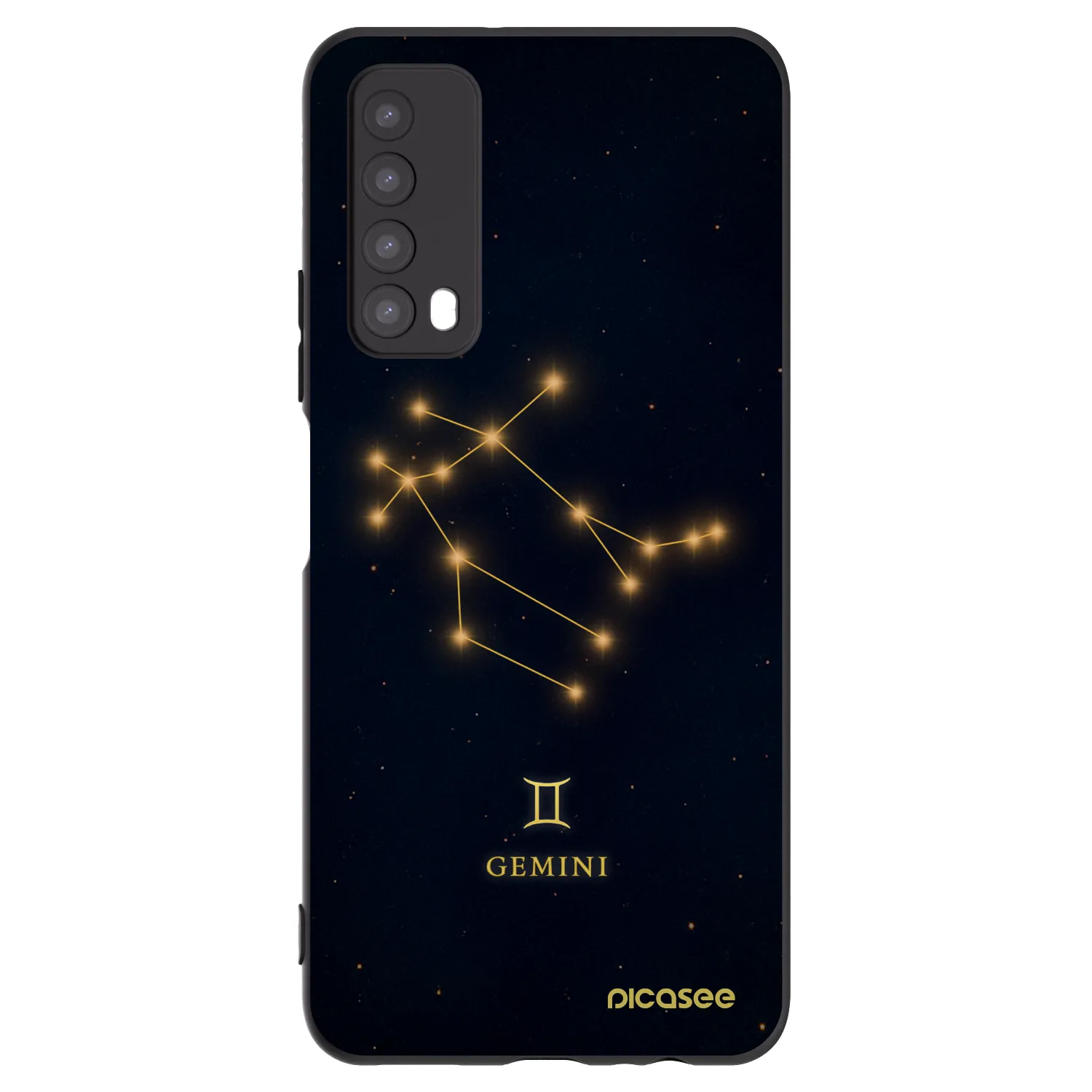 Picasee silikonový černý obal pro Huawei P Smart 2021 - GEMINI