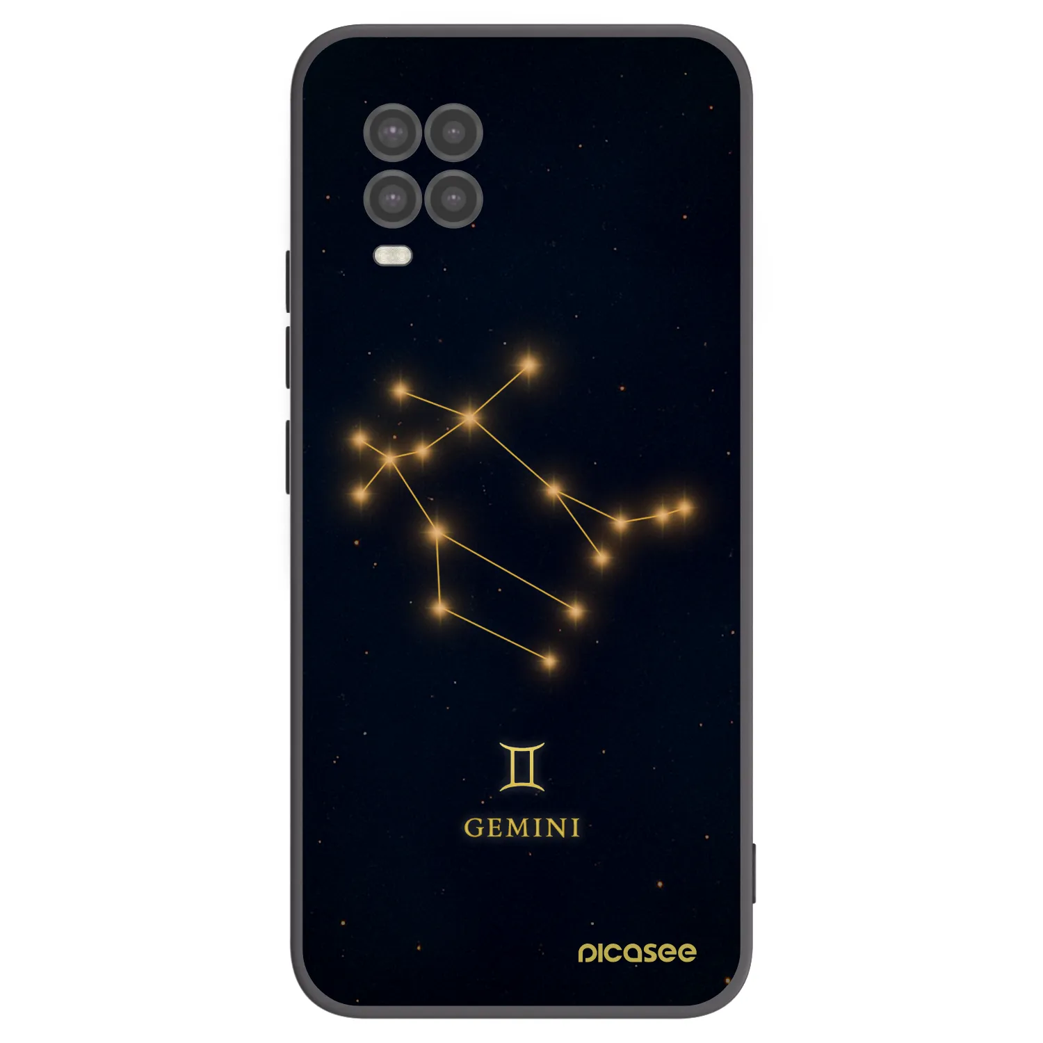 Picasee silikonový černý obal pro Xiaomi Mi 10 Lite - GEMINI