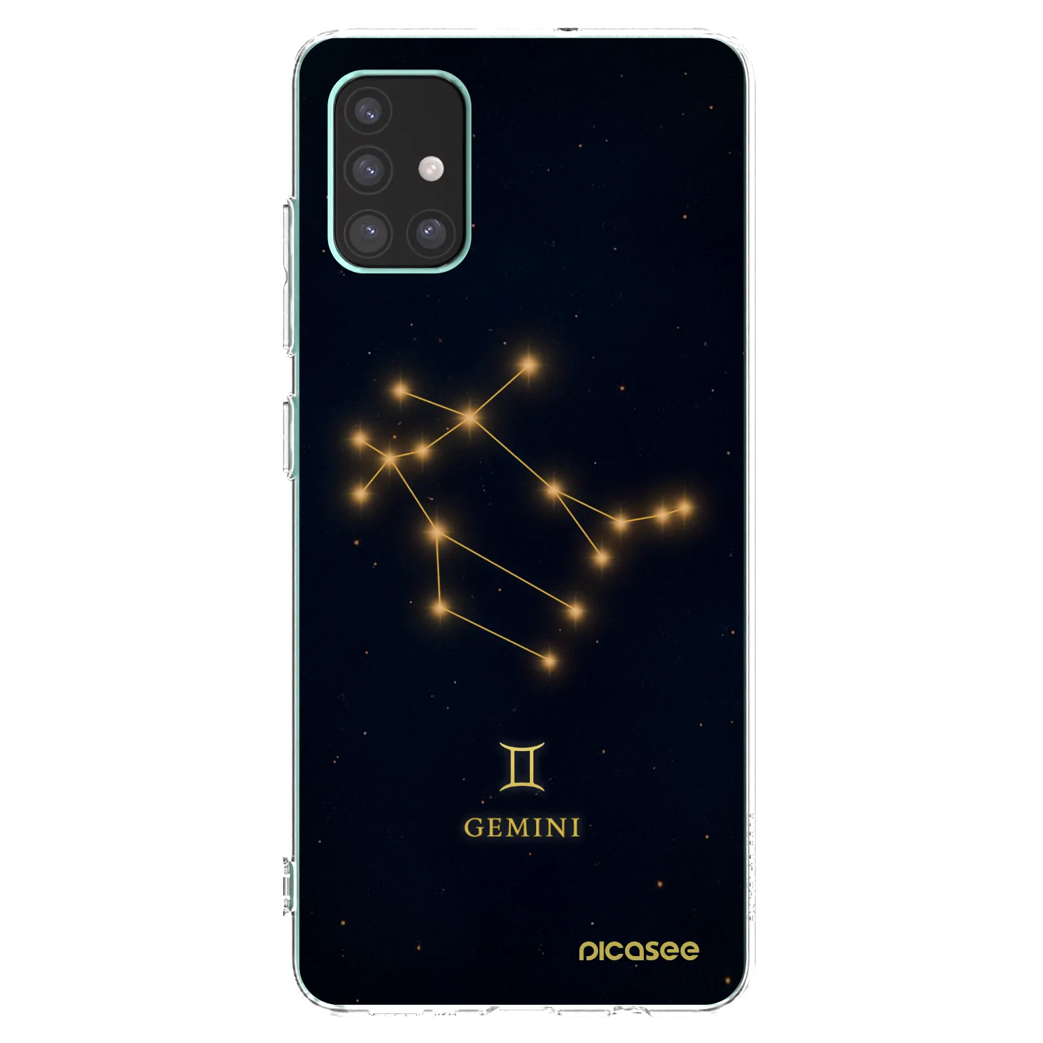 Picasee silikonový průhledný obal pro Samsung Galaxy M51 M515F - GEMINI