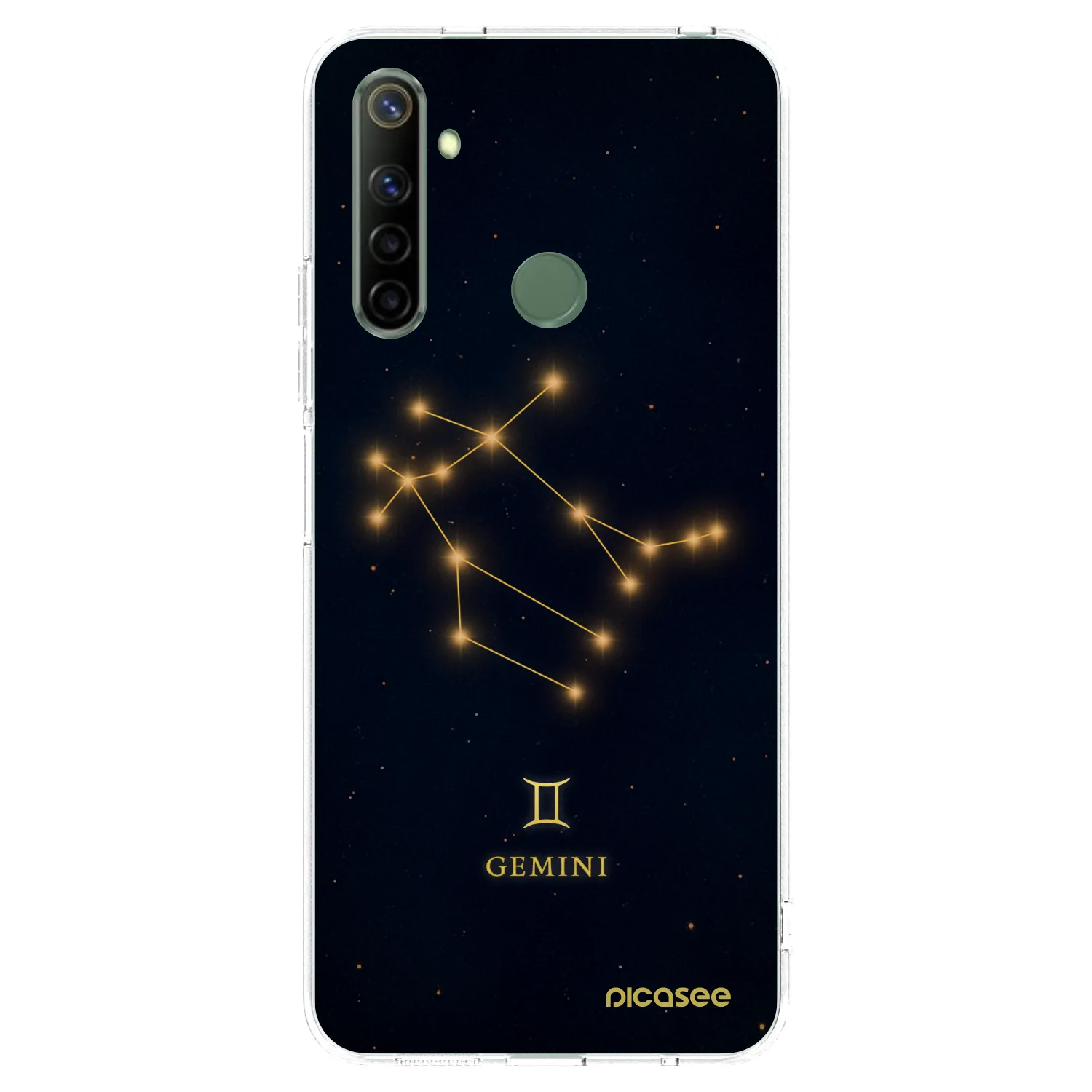 Picasee silikonový průhledný obal pro Realme 6i - GEMINI