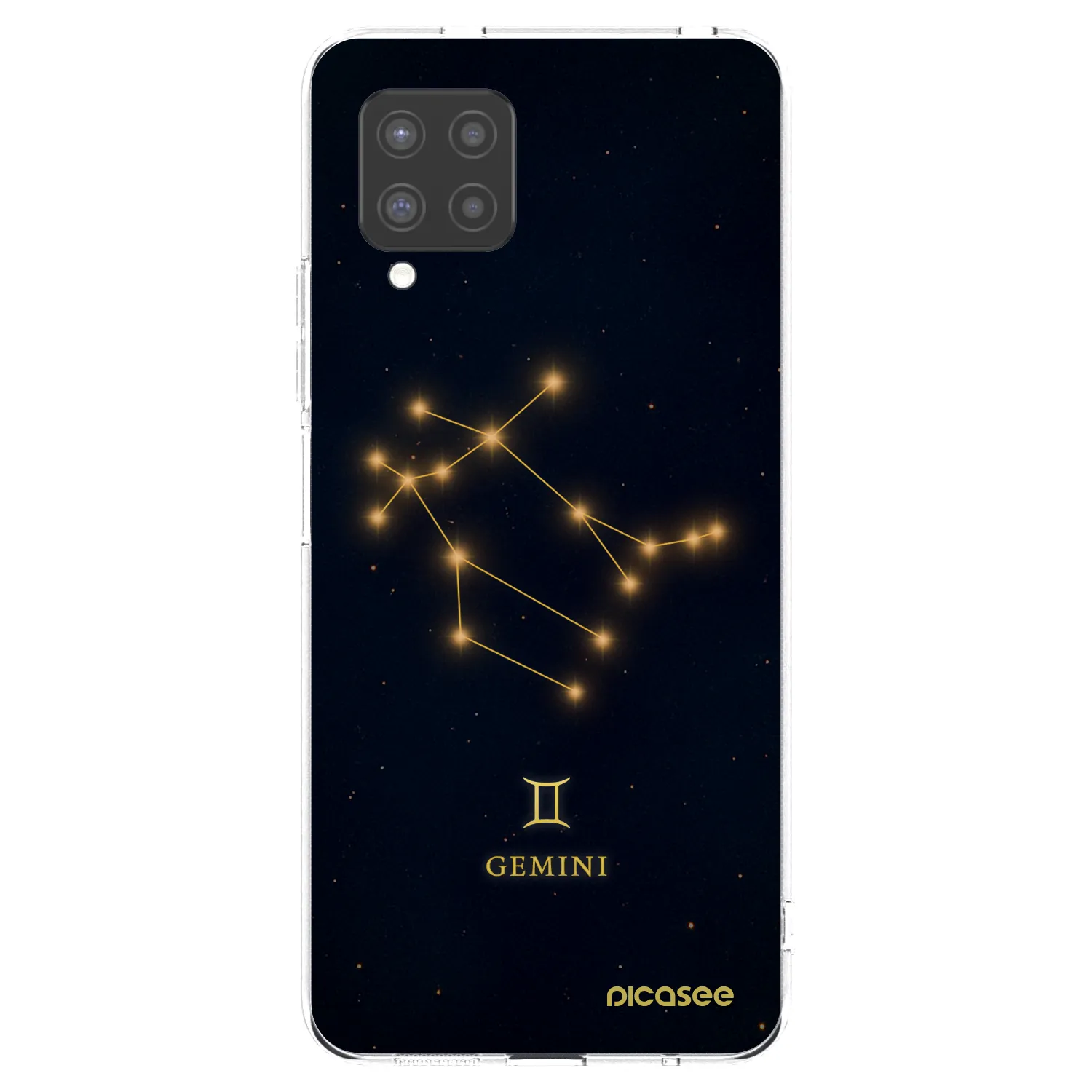 Picasee silikonový průhledný obal pro Samsung Galaxy A42 A426B - GEMINI
