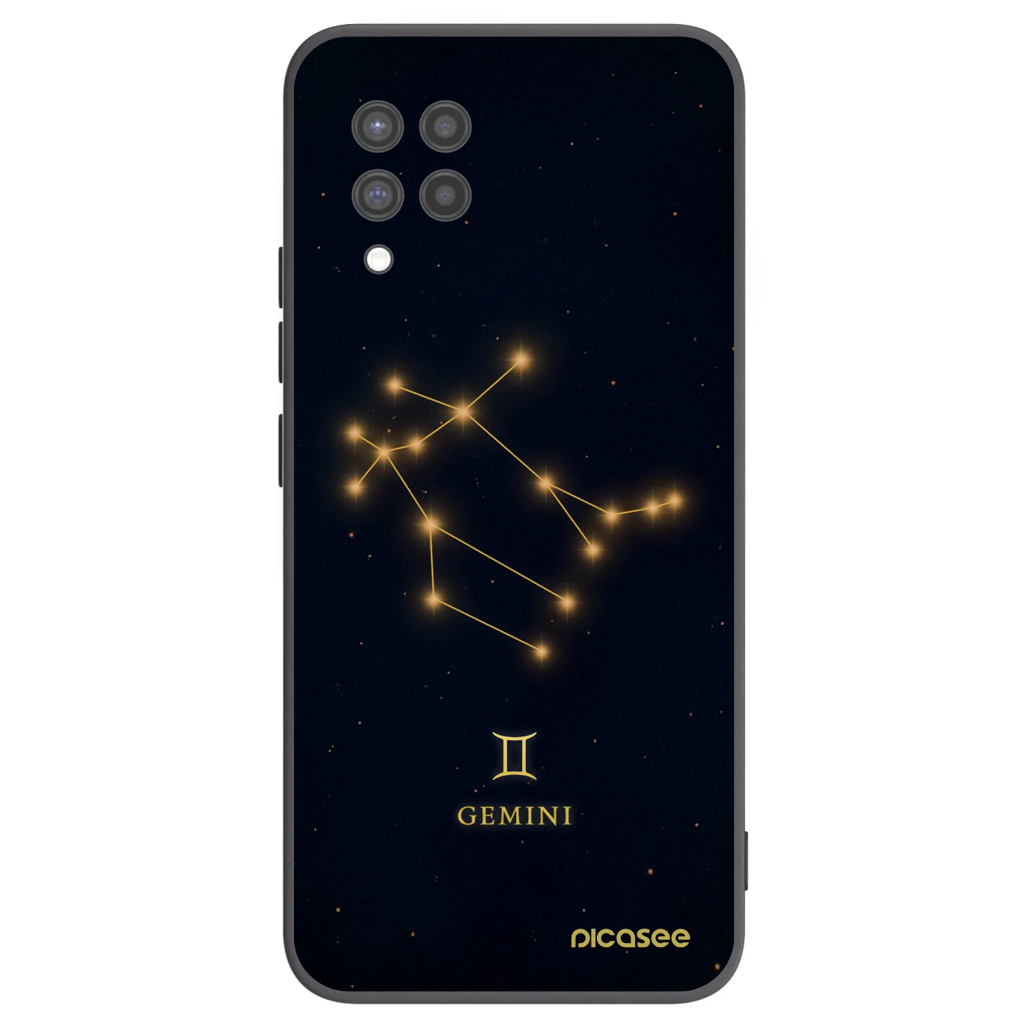 Picasee silikonový černý obal pro Samsung Galaxy A42 A426B - GEMINI