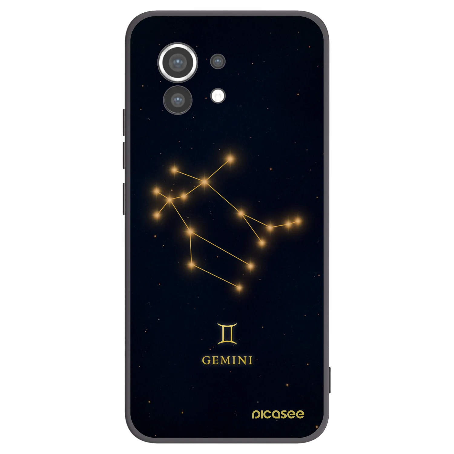Picasee silikonový černý obal pro Xiaomi Mi 11 - GEMINI