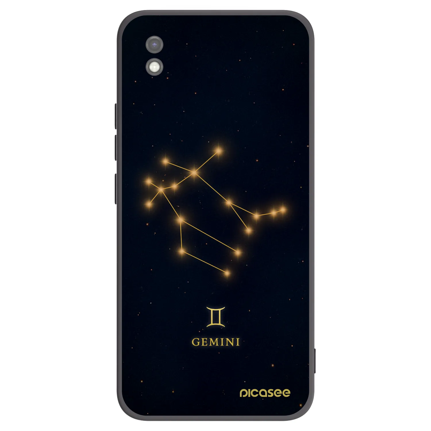 Picasee silikonový černý obal pro Xiaomi Redmi 9AT - GEMINI