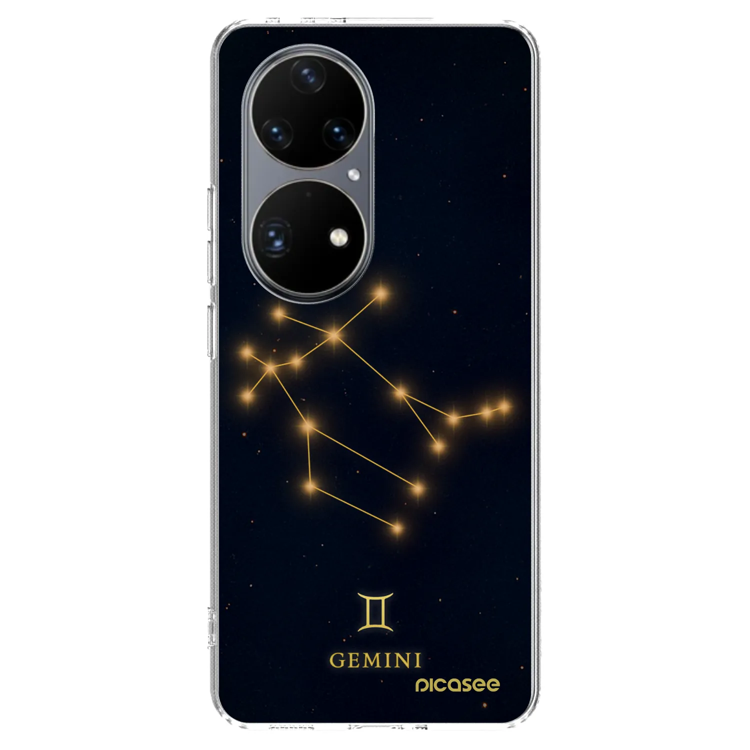 Picasee silikonový průhledný obal pro Huawei P50 - GEMINI