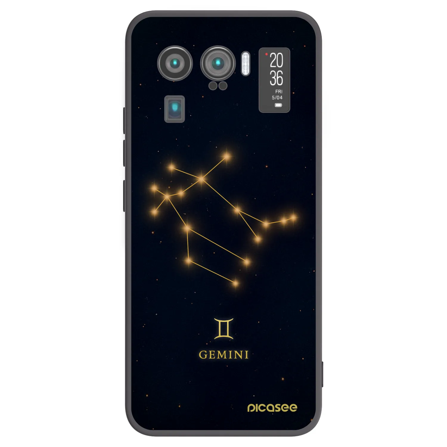 Picasee silikonový černý obal pro Xiaomi Mi 11 Ultra - GEMINI