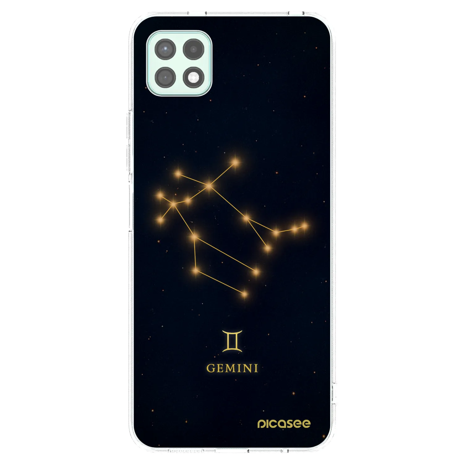 Picasee silikonový průhledný obal pro Samsung Galaxy A22 A226B 5G - GEMINI