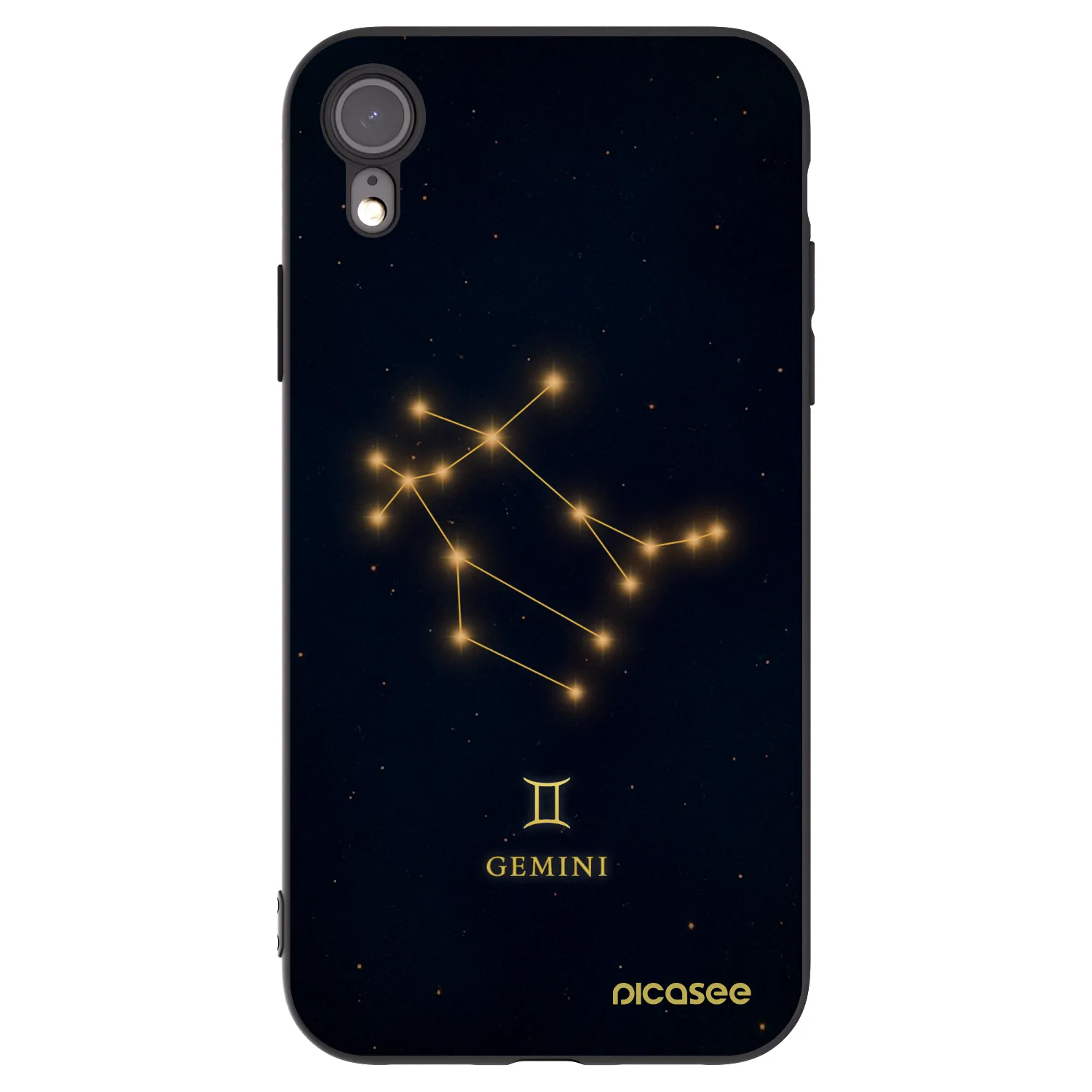 Picasee silikonový černý obal pro Apple iPhone XR - GEMINI