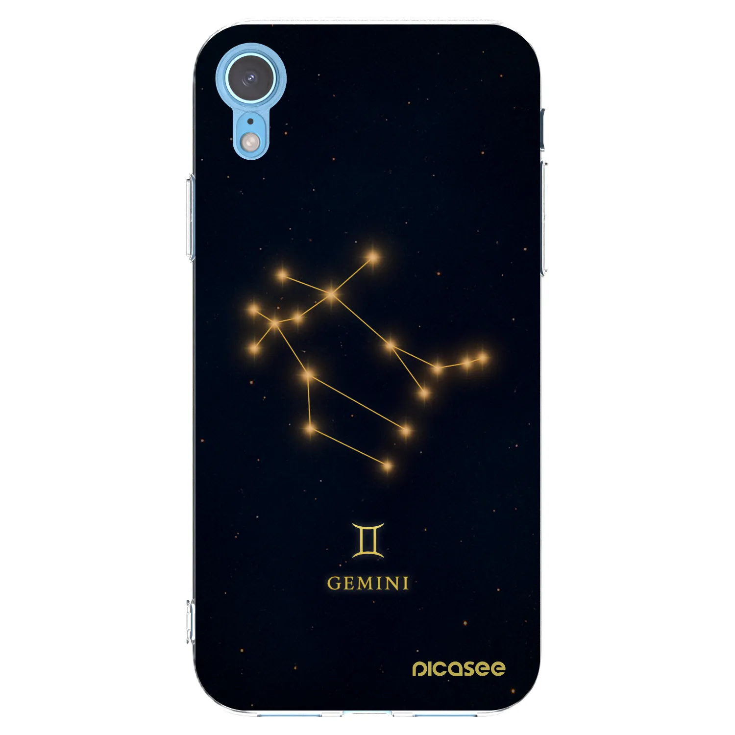 Picasee silikonový průhledný obal pro Apple iPhone XR - GEMINI