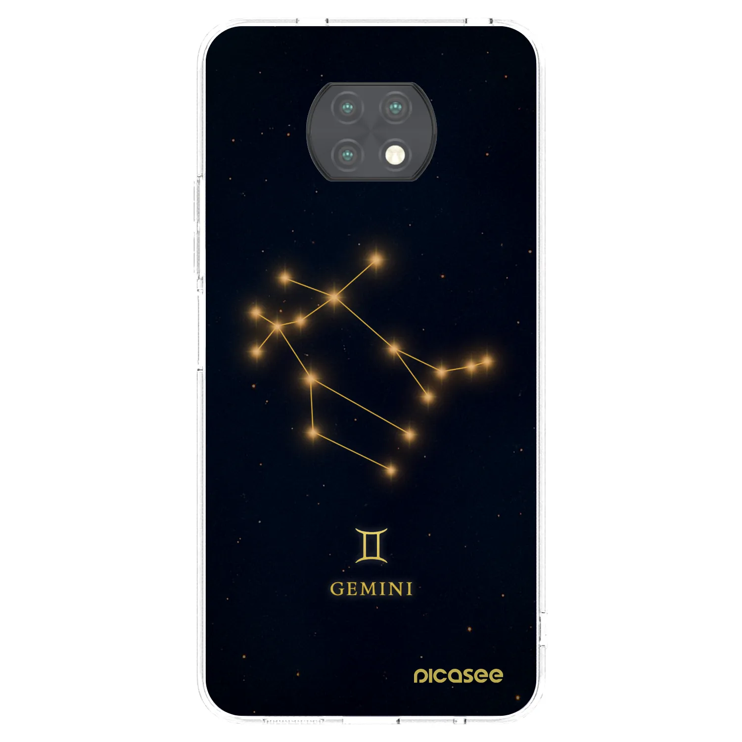 Picasee silikonový průhledný obal pro Xiaomi Redmi Note 9T - GEMINI