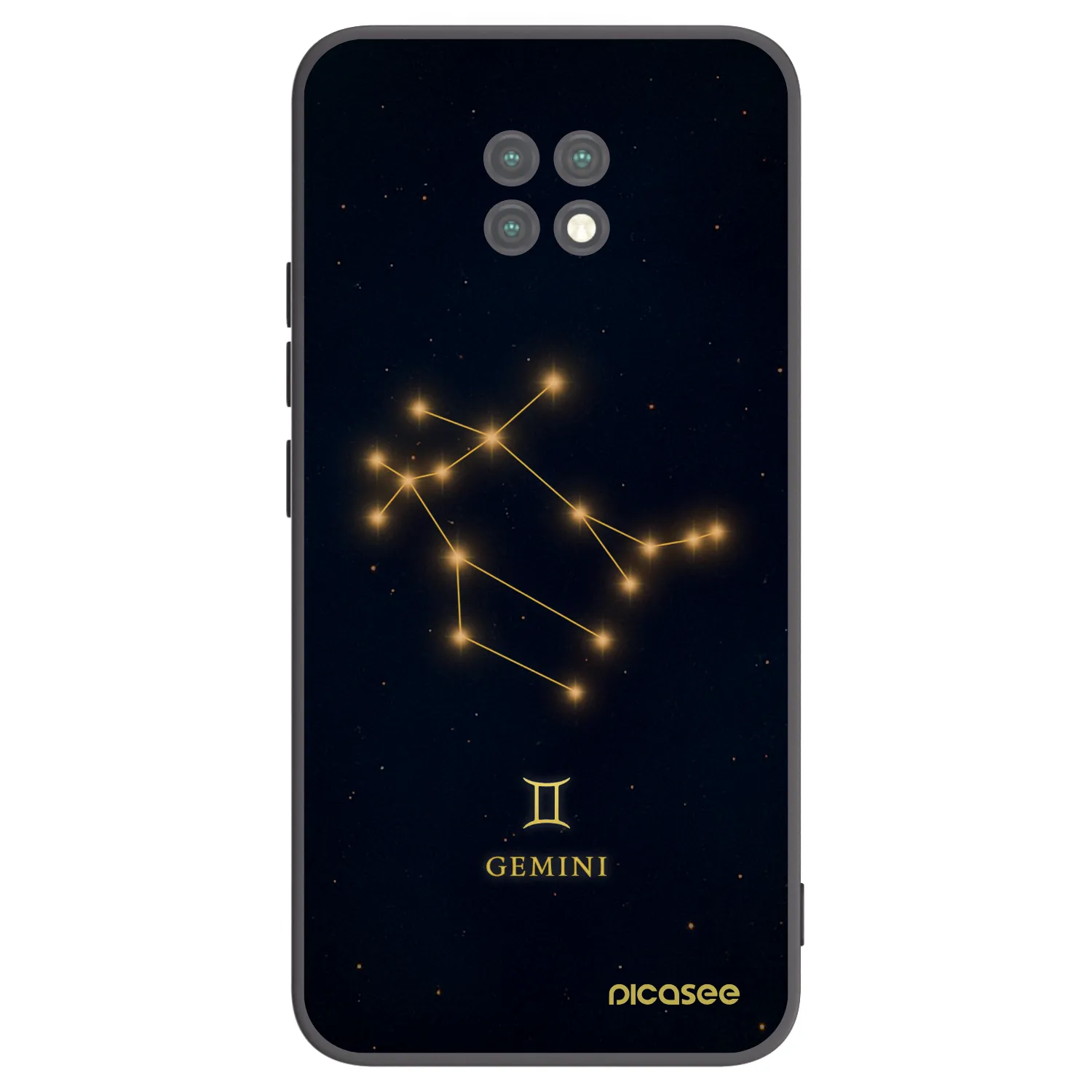 Picasee silikonový černý obal pro Xiaomi Redmi Note 9T - GEMINI