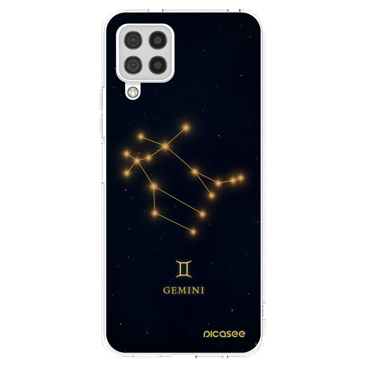 Picasee silikonový průhledný obal pro Samsung Galaxy A22 A225F 4G - GEMINI