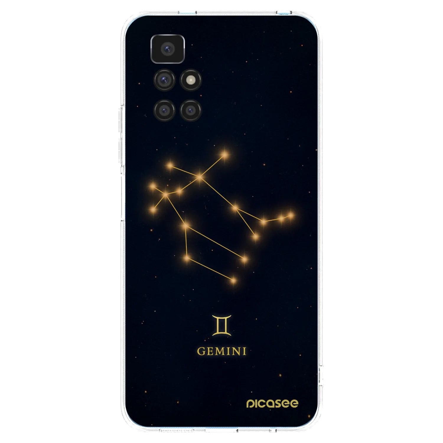 Picasee silikonový průhledný obal pro Xiaomi Redmi 10 - GEMINI