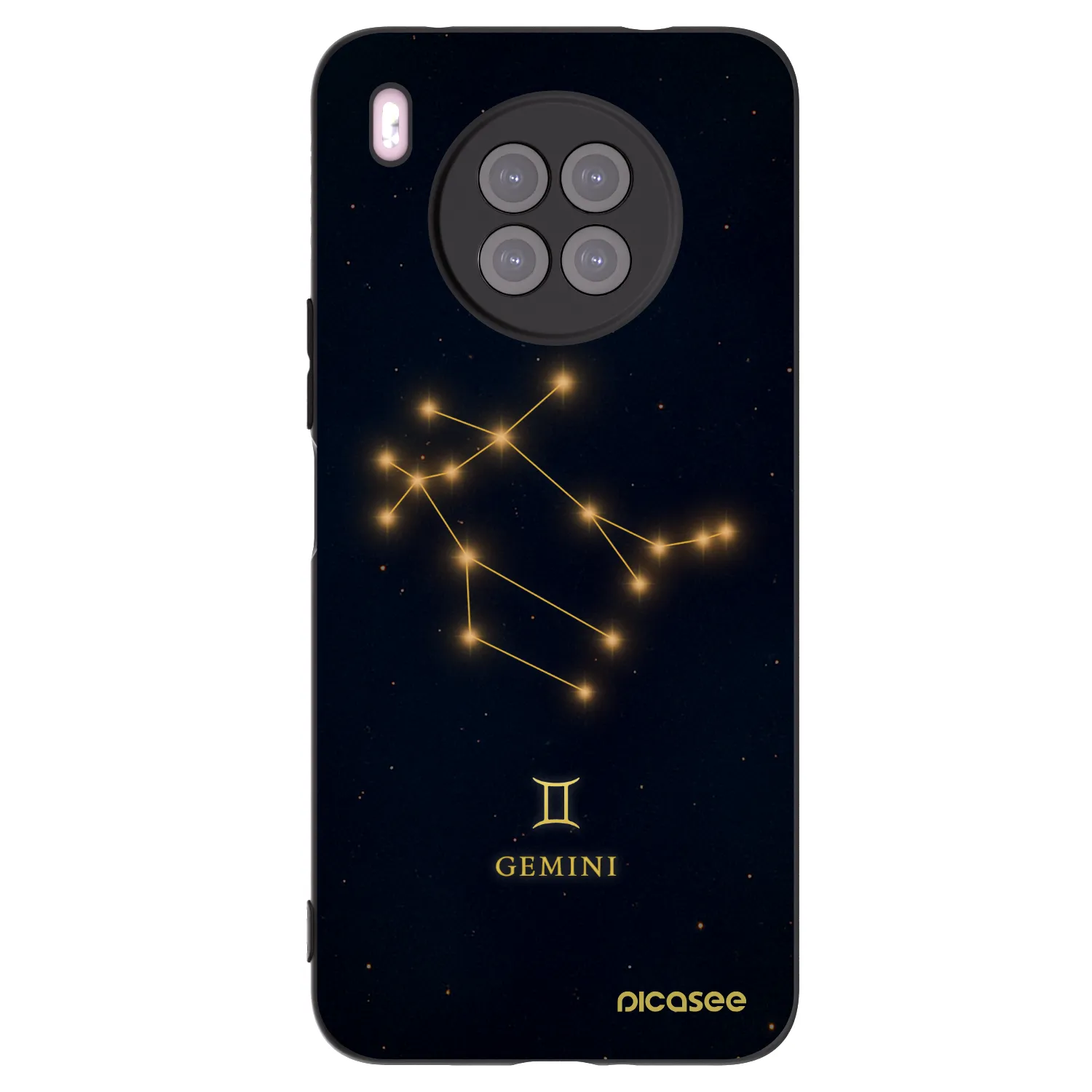 Picasee silikonový černý obal pro Huawei Nova 8i - GEMINI
