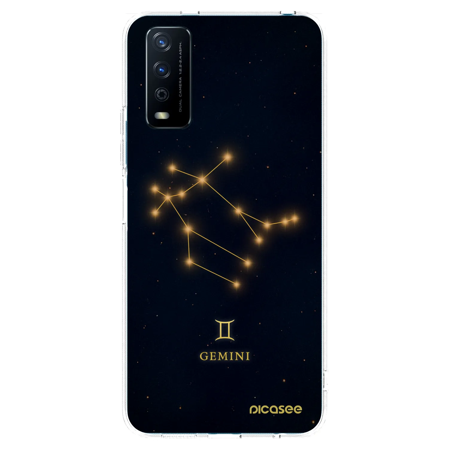 Picasee silikonový průhledný obal pro Vivo Y11s - GEMINI