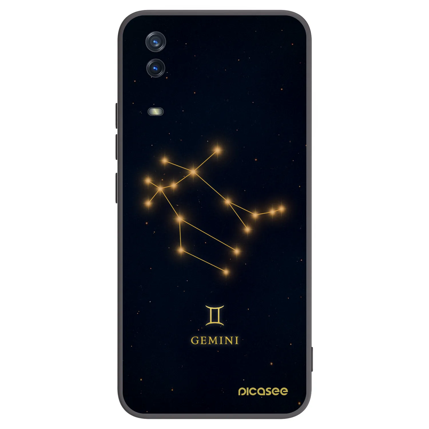 Picasee silikonový černý obal pro Vivo Y11s - GEMINI