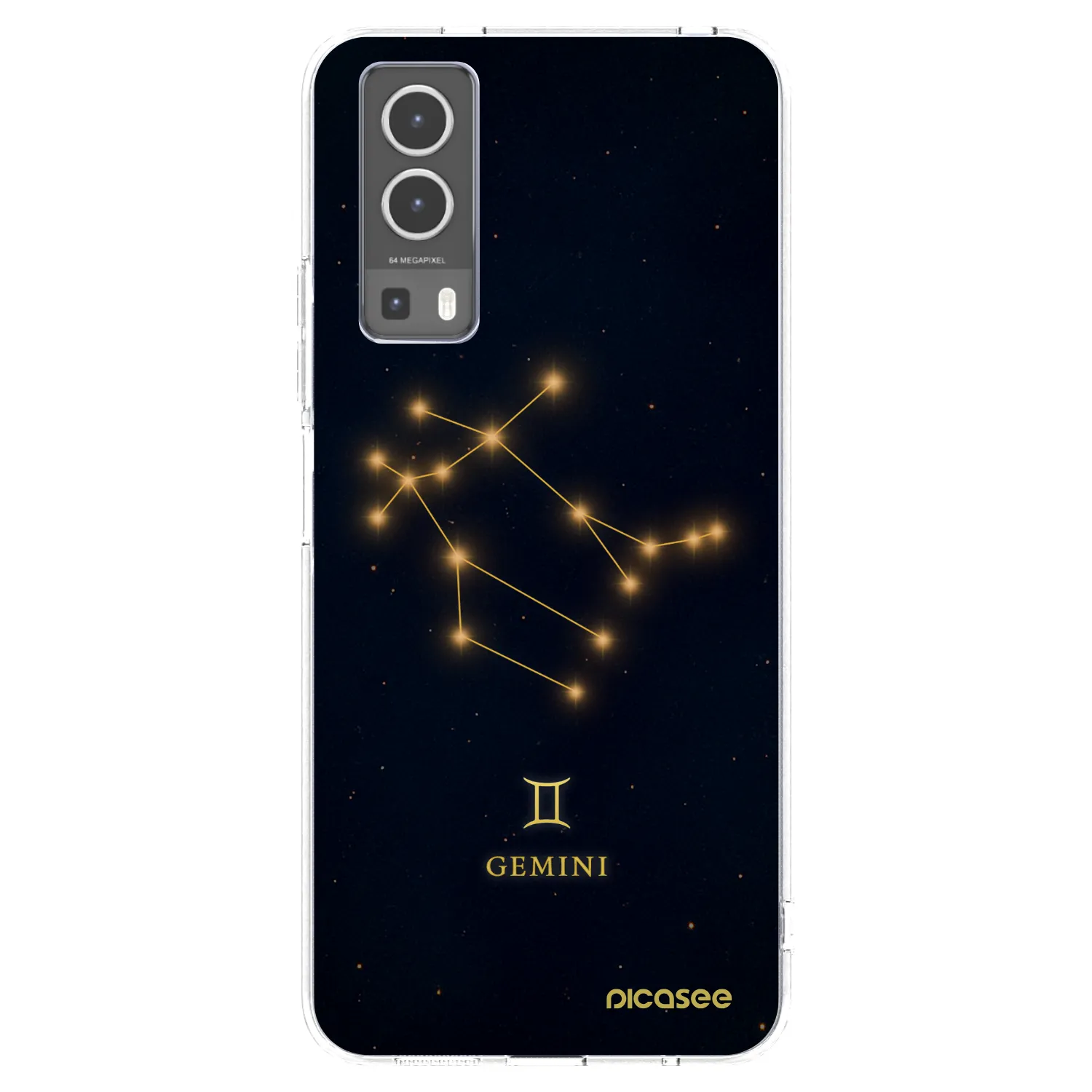 Picasee silikonový průhledný obal pro Vivo Y72 5G - GEMINI
