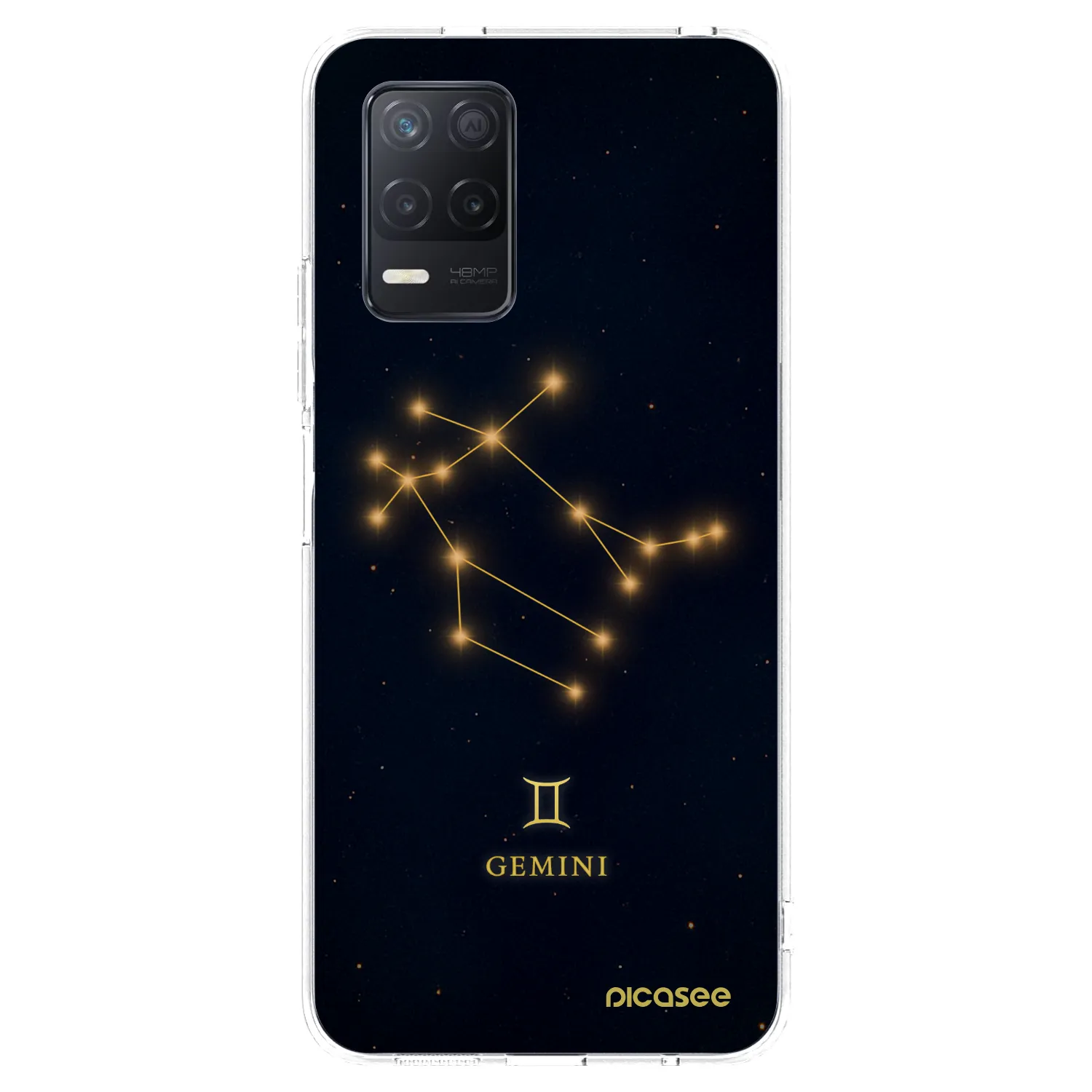 Picasee silikonový průhledný obal pro Realme 8 5G - GEMINI