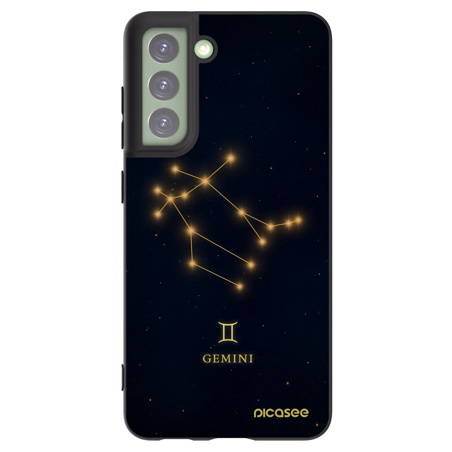 Picasee silikonový černý obal pro Samsung Galaxy S21 FE 5G - GEMINI
