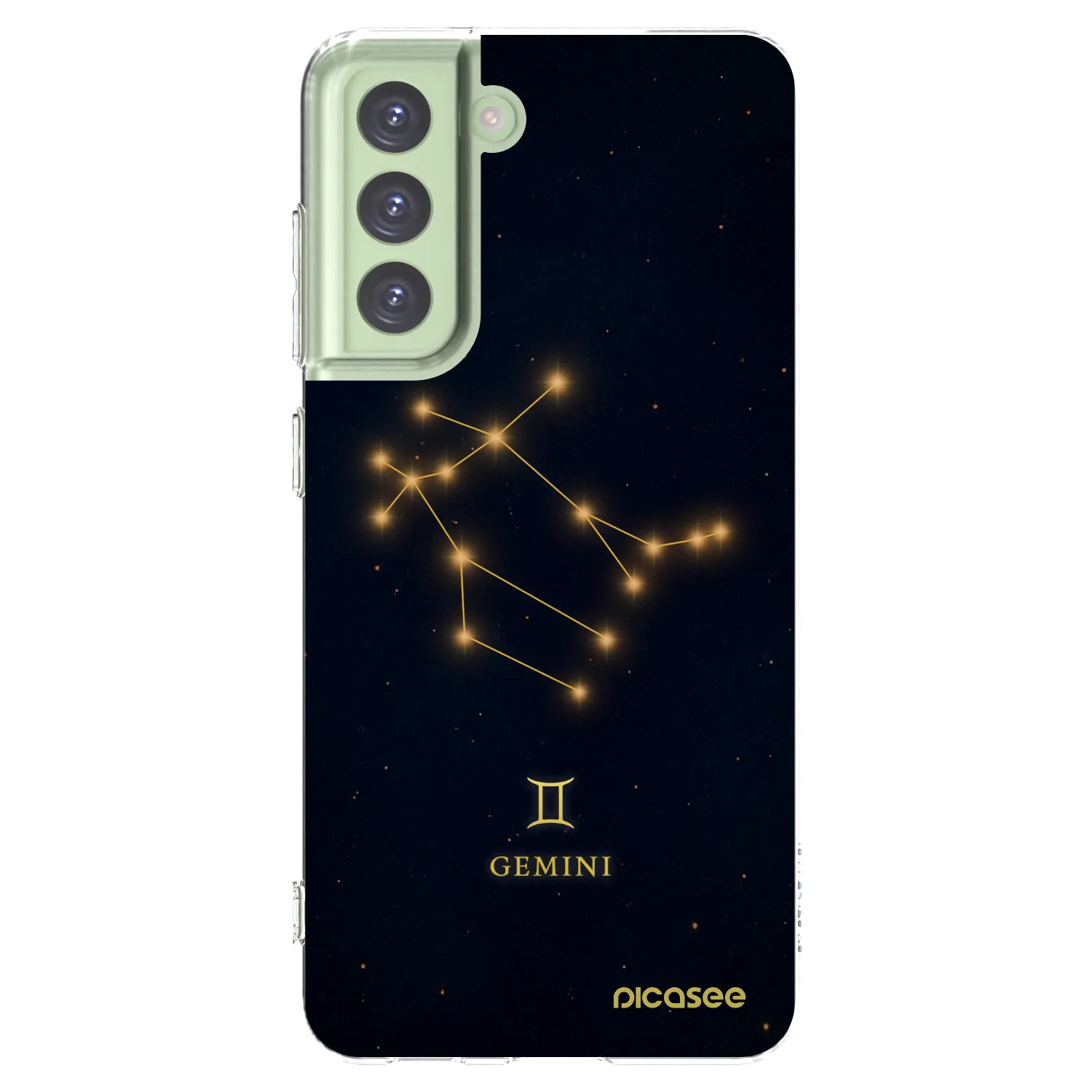 Picasee silikonový průhledný obal pro Samsung Galaxy S21 FE 5G - GEMINI