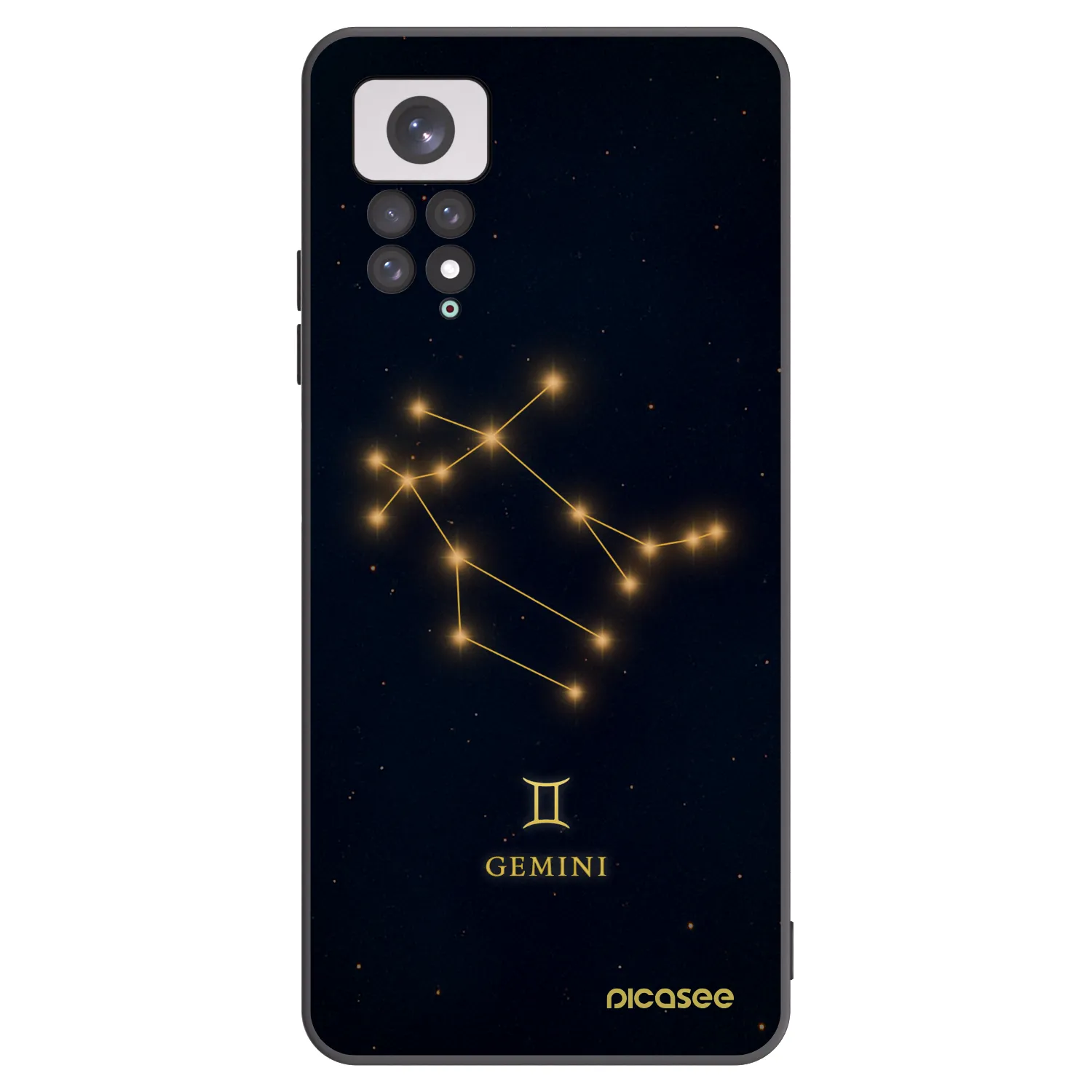 Picasee silikonový černý obal pro Xiaomi Redmi Note 11 - GEMINI