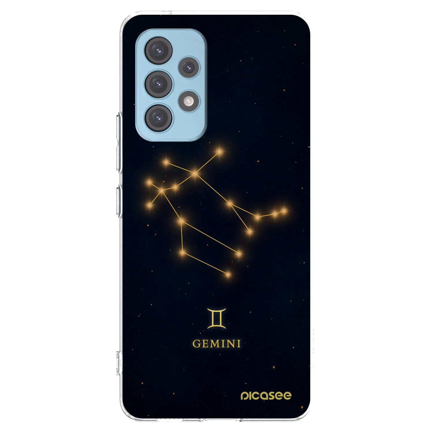 Picasee silikonový průhledný obal pro Samsung Galaxy A53 5G A536 - GEMINI