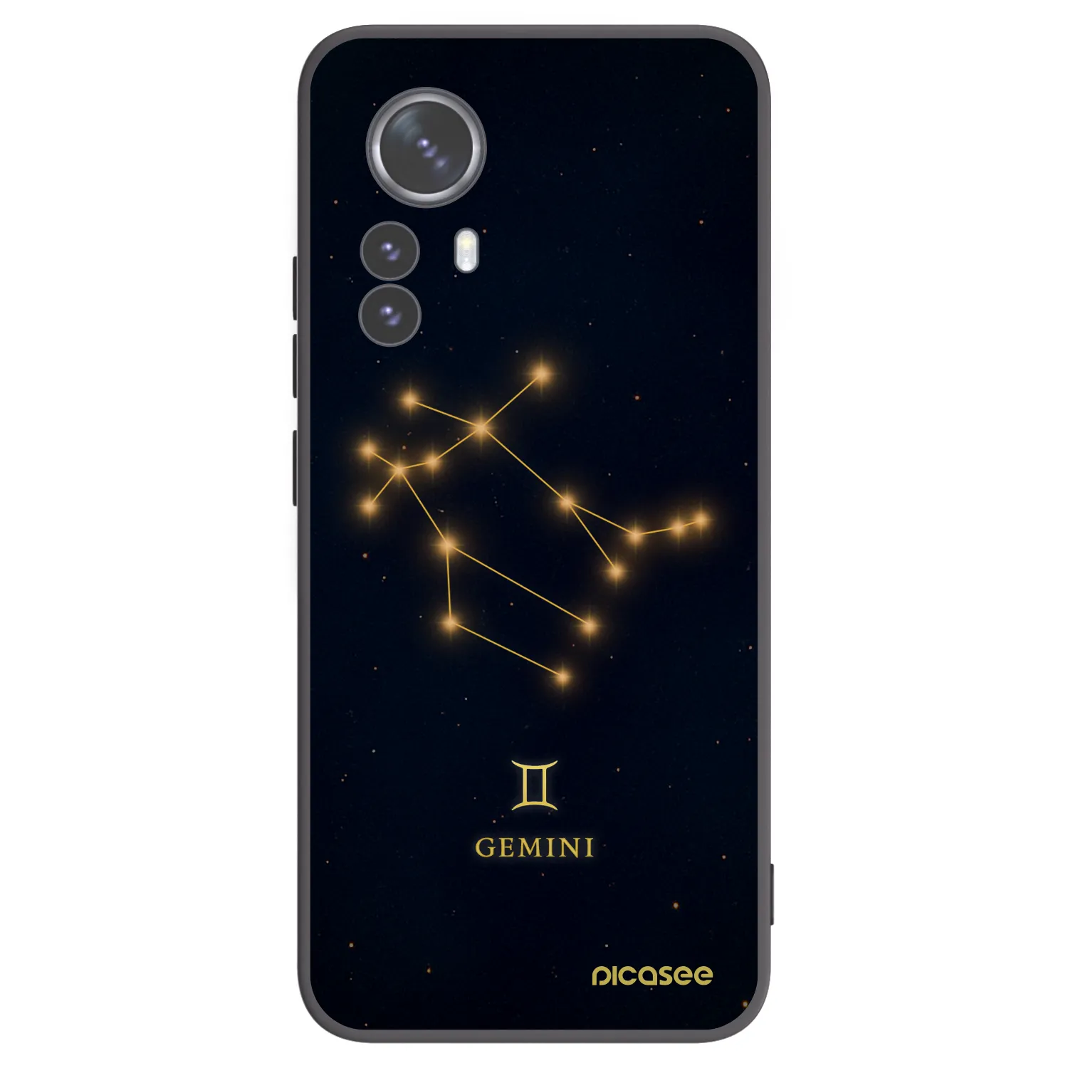 Picasee silikonový černý obal pro Xiaomi 12 Pro - GEMINI