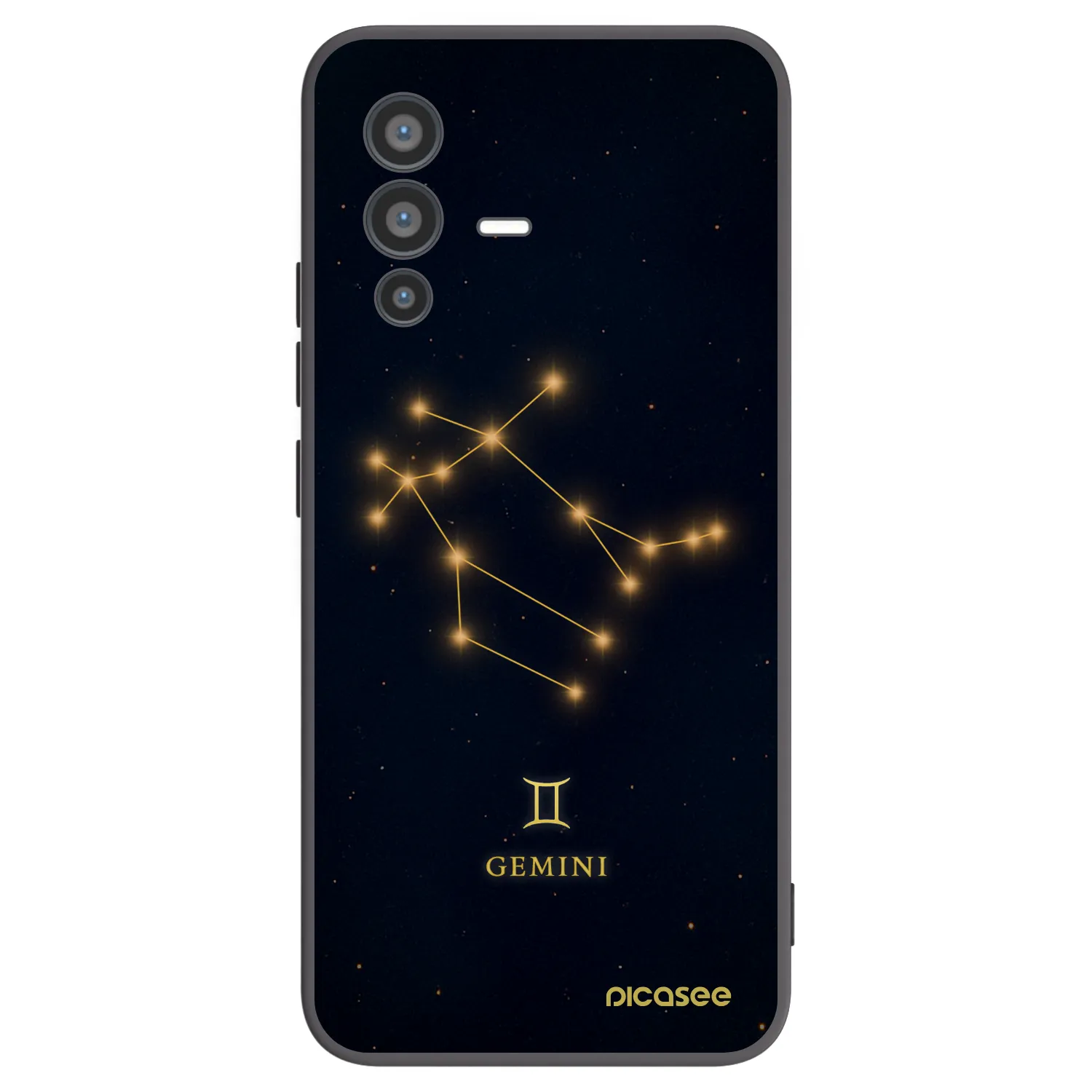 Picasee silikonový černý obal pro Vivo V23 5G - GEMINI