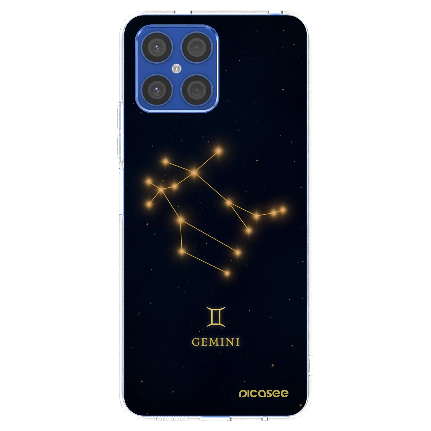 Picasee silikonový průhledný obal pro Honor X8 4G - GEMINI
