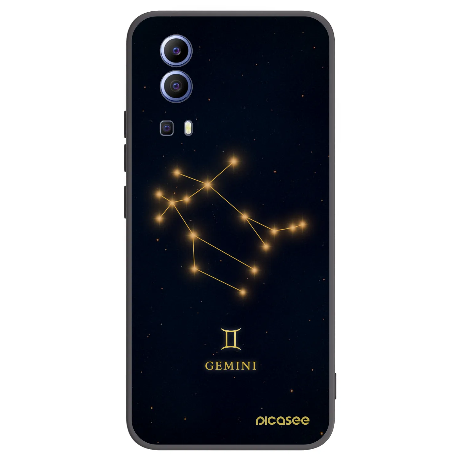 Picasee silikonový černý obal pro Vivo Y52 5G - GEMINI