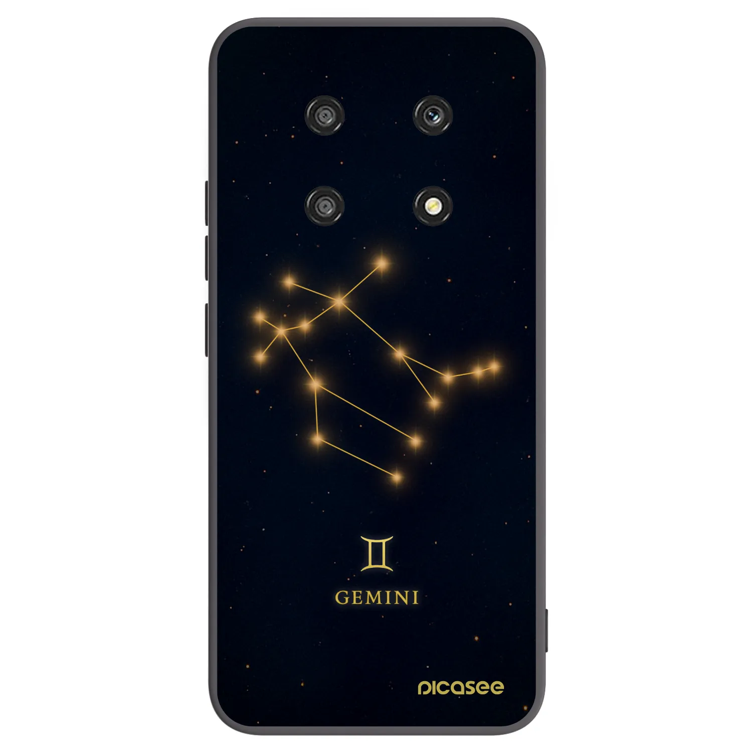 Picasee silikonový černý obal pro Honor Magic4 Lite 5G - GEMINI