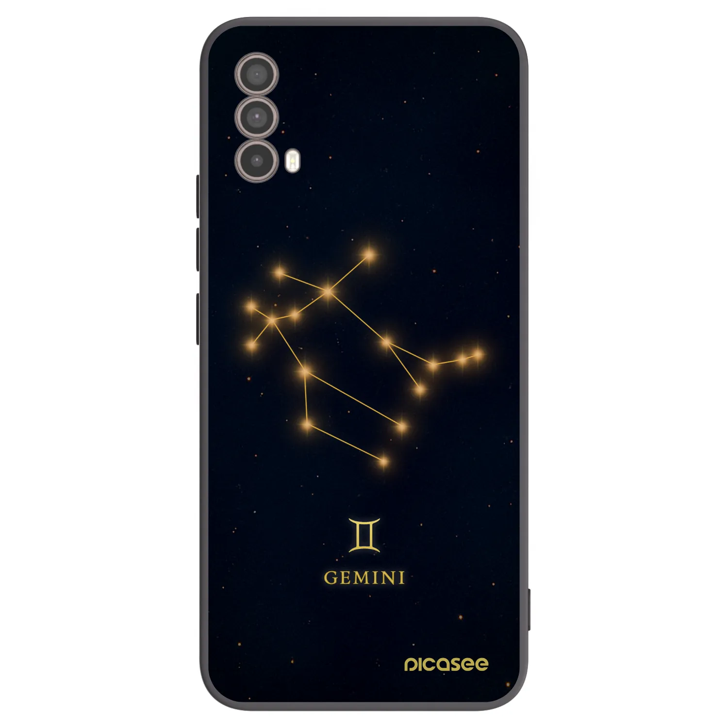Picasee silikonový černý obal pro Motorola Moto E40 - GEMINI