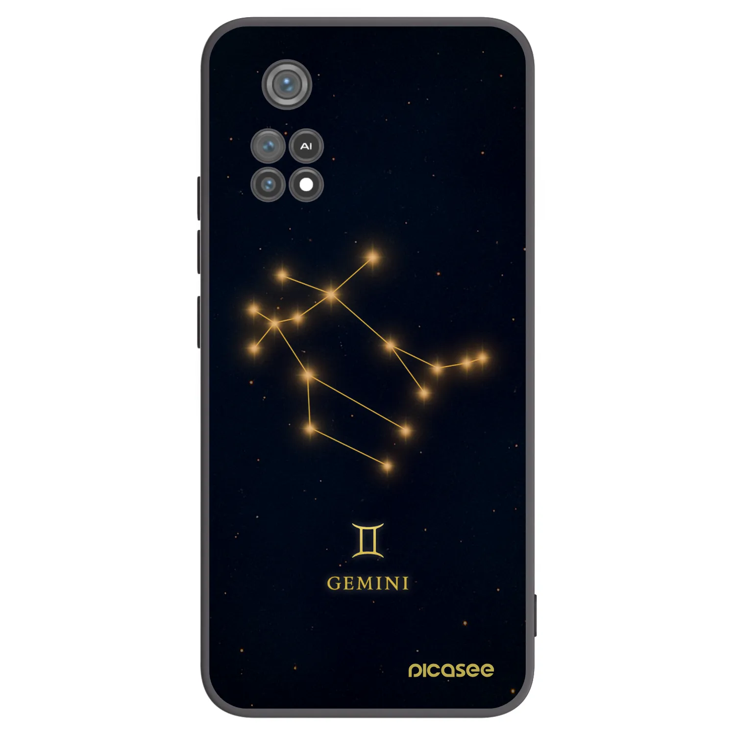 Picasee silikonový černý obal pro Xiaomi Poco M4 Pro - GEMINI