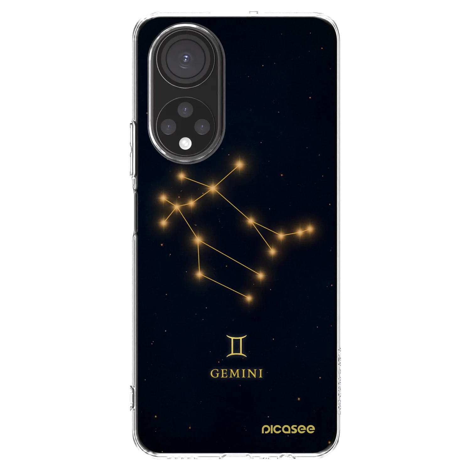 Picasee silikonový průhledný obal pro Honor X7 - GEMINI