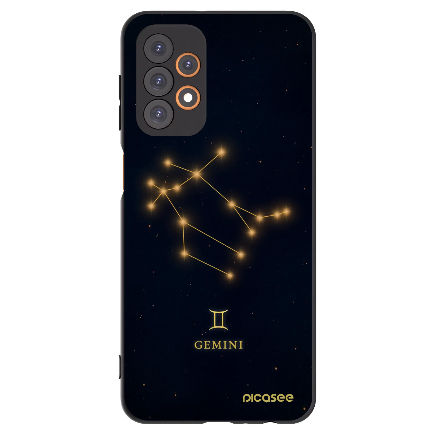 Picasee silikonový černý obal pro Samsung Galaxy A23 A236B 5G - GEMINI