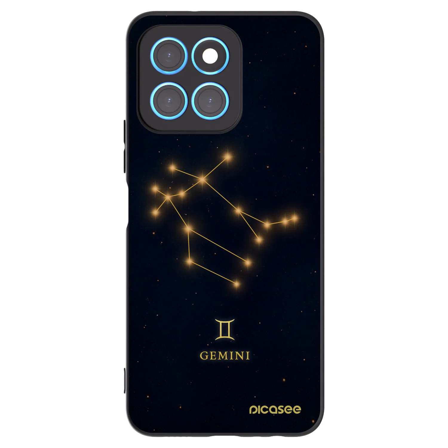 Picasee silikonový černý obal pro Honor X6 - GEMINI