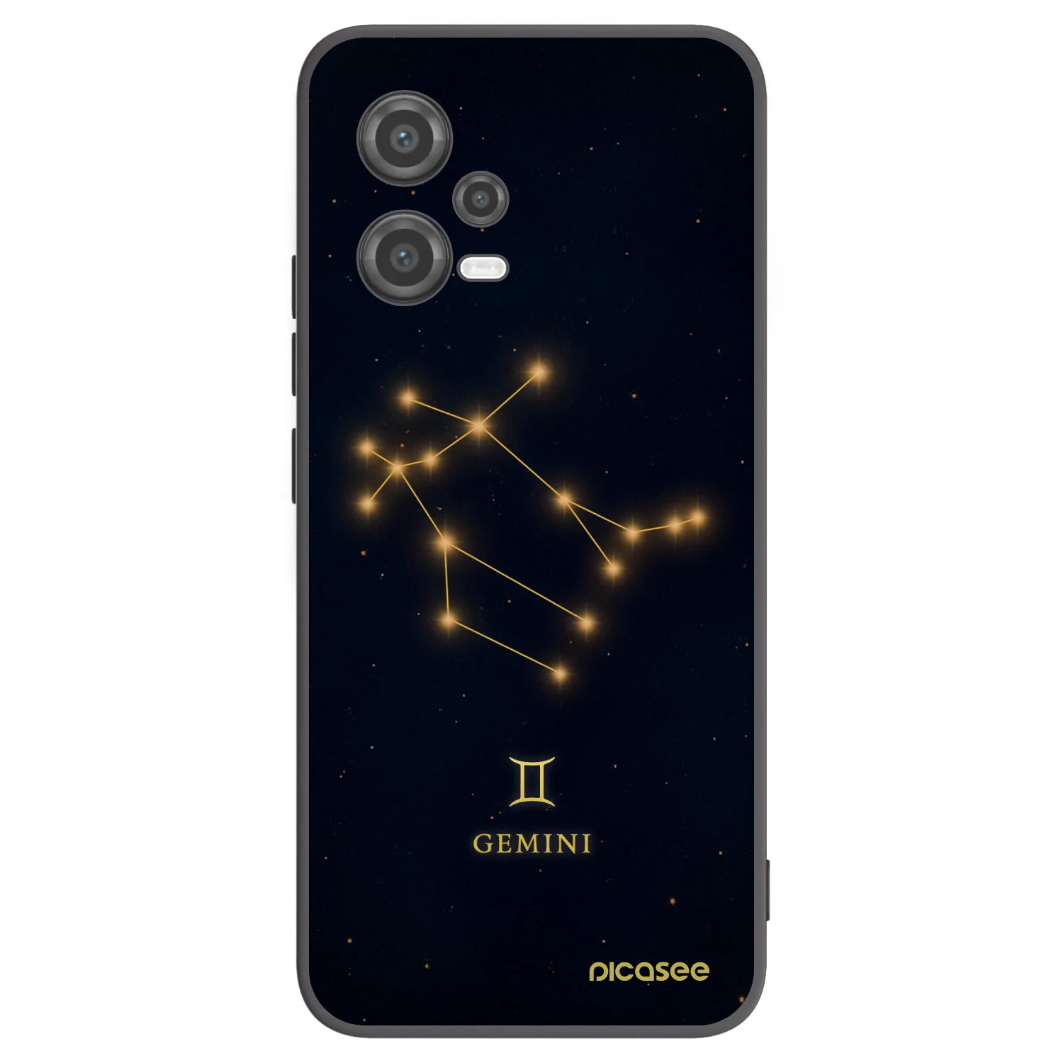 Picasee silikonový černý obal pro Xiaomi Poco X5 - GEMINI
