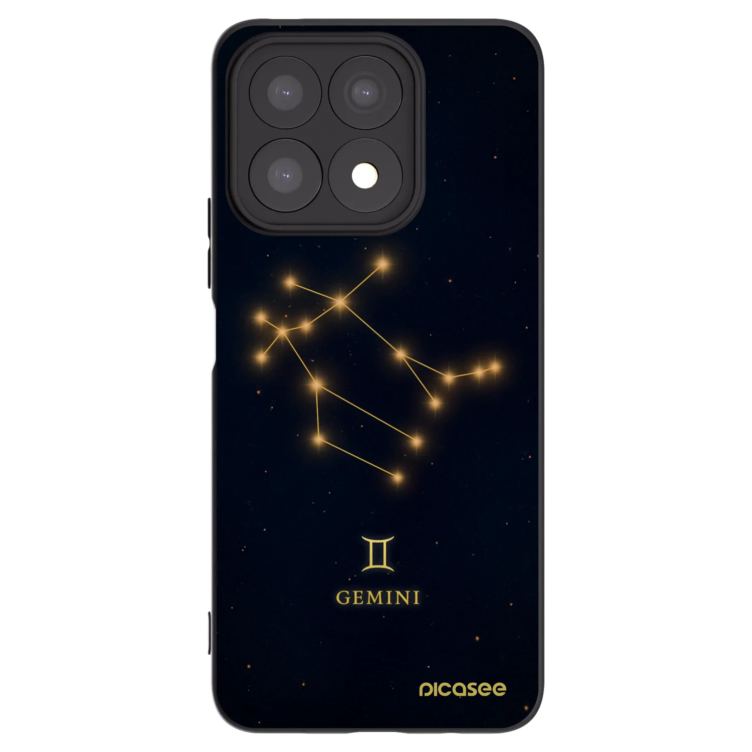 Picasee silikonový černý obal pro Honor X8a - GEMINI