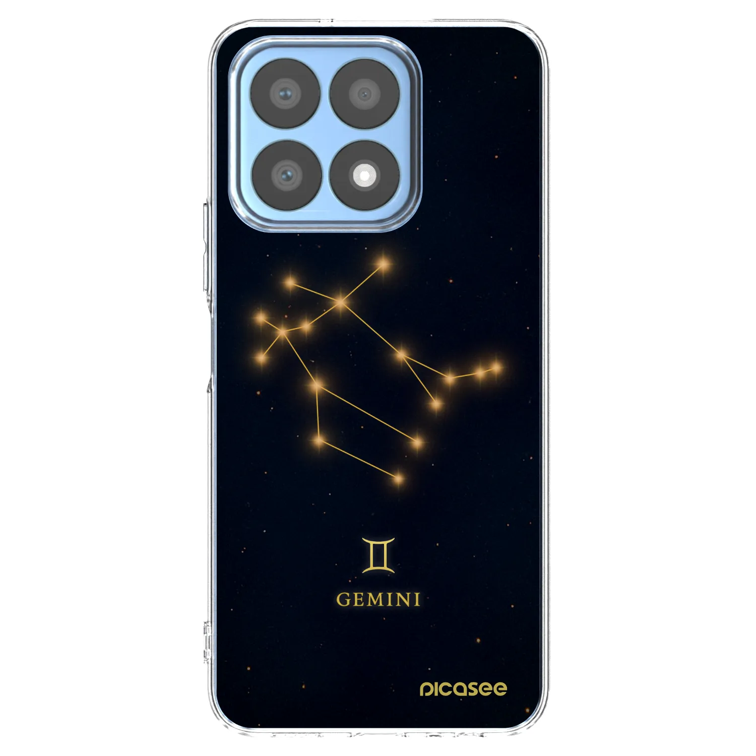 Picasee silikonový průhledný obal pro Honor X8a - GEMINI