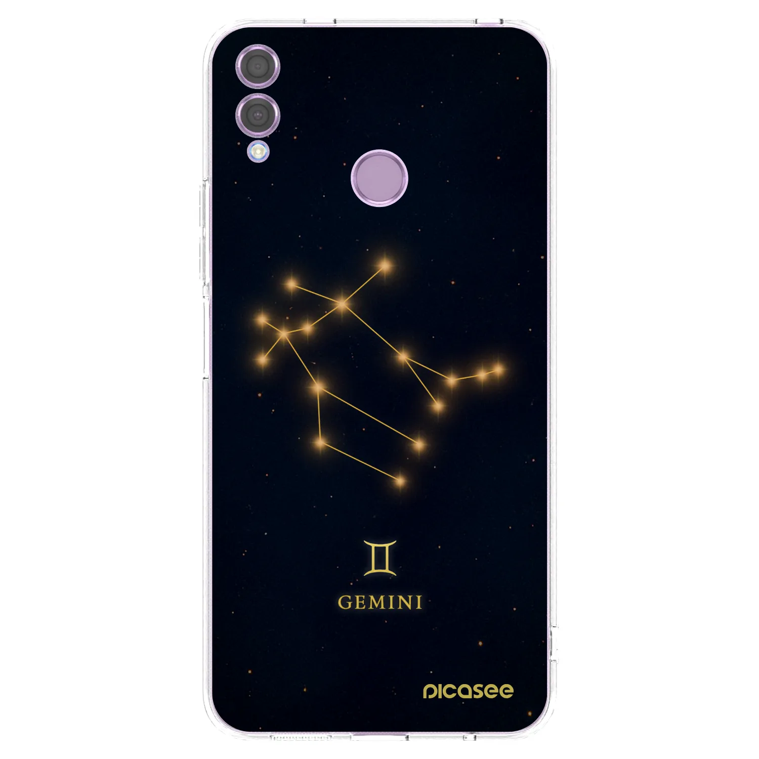 Picasee silikonový průhledný obal pro Honor 8X - GEMINI