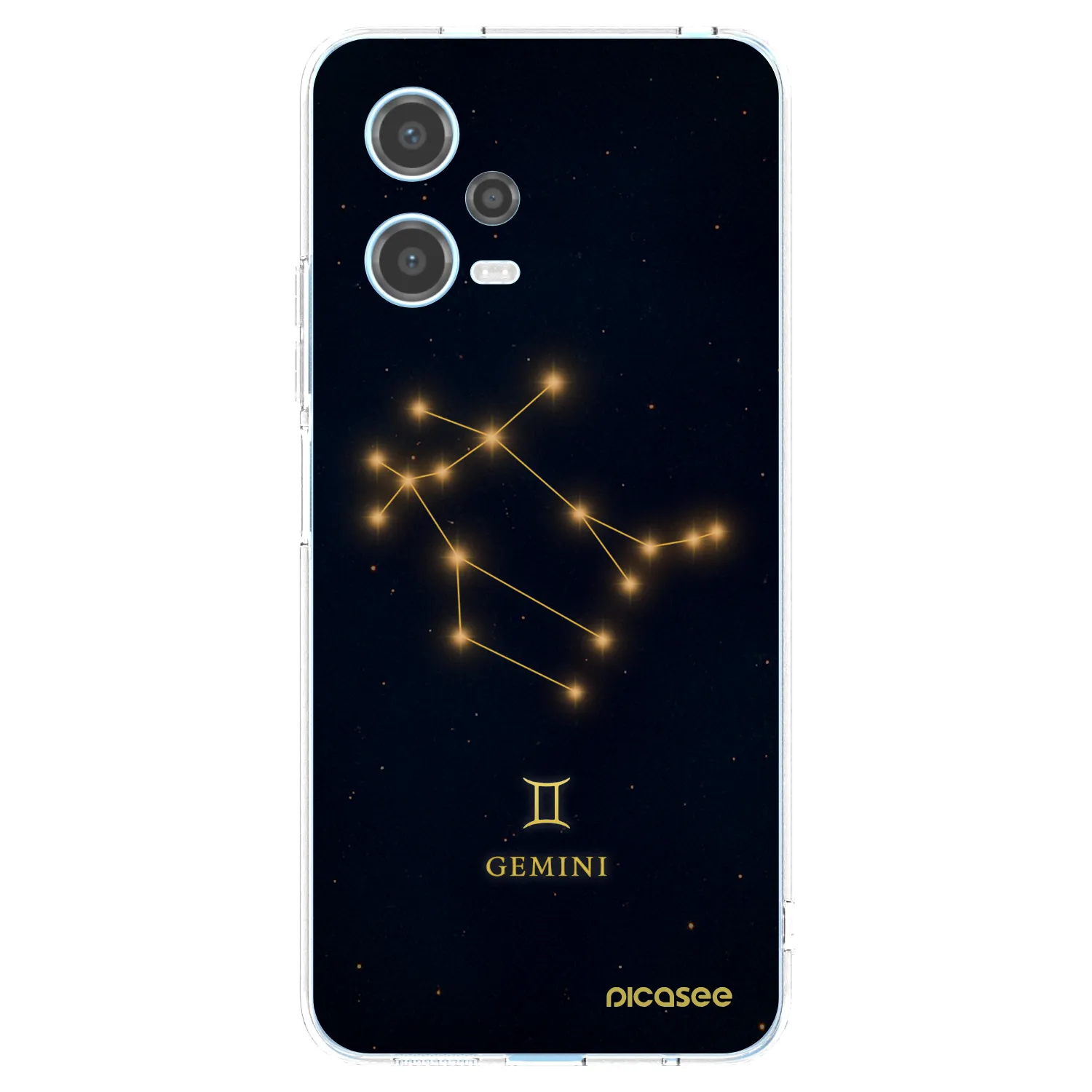 Picasee silikonový průhledný obal pro Xiaomi Redmi Note 12 5G - GEMINI