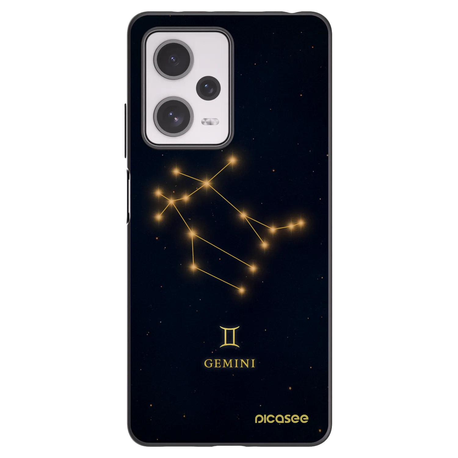Picasee silikonový černý obal pro Xiaomi Redmi Note 12 Pro+ 5G - GEMINI
