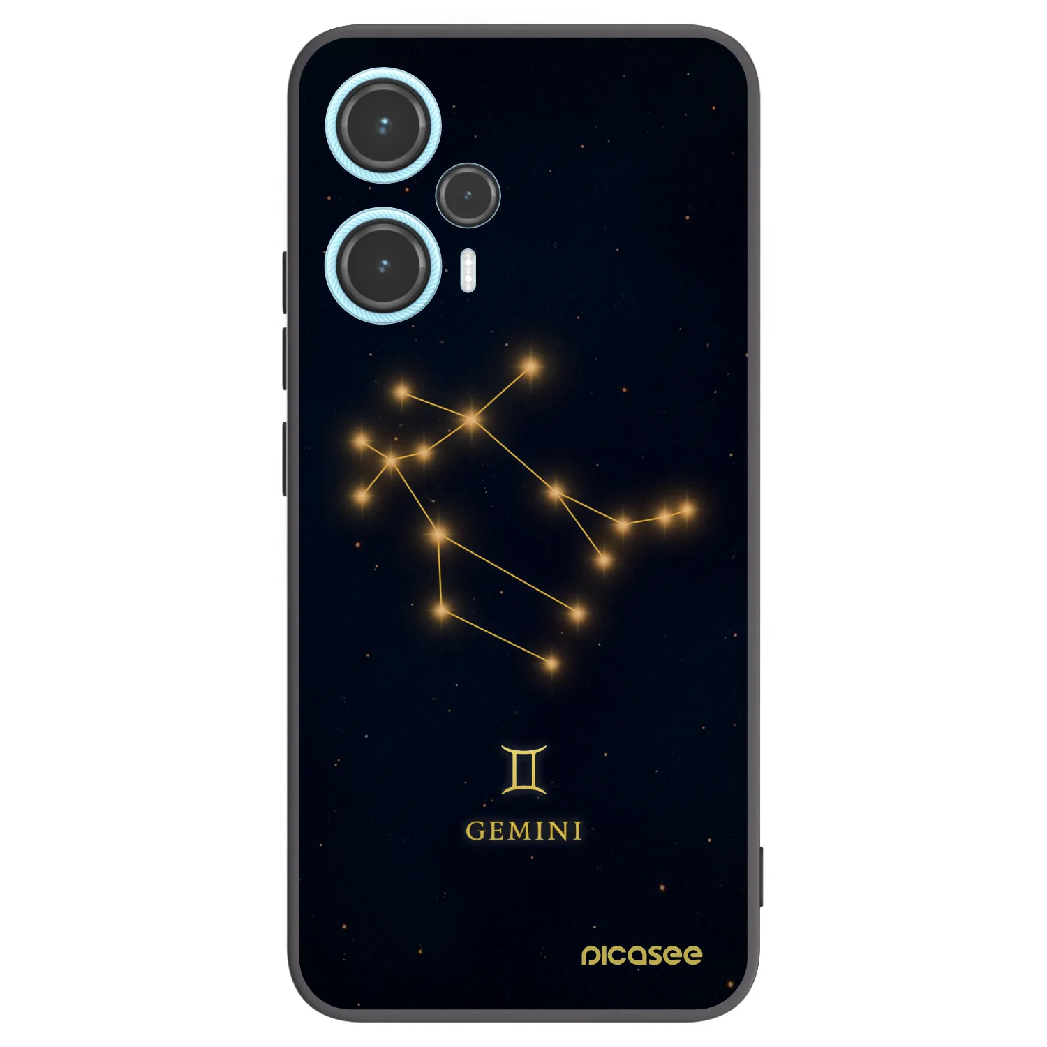Picasee silikonový černý obal pro Xiaomi Poco F5 - GEMINI