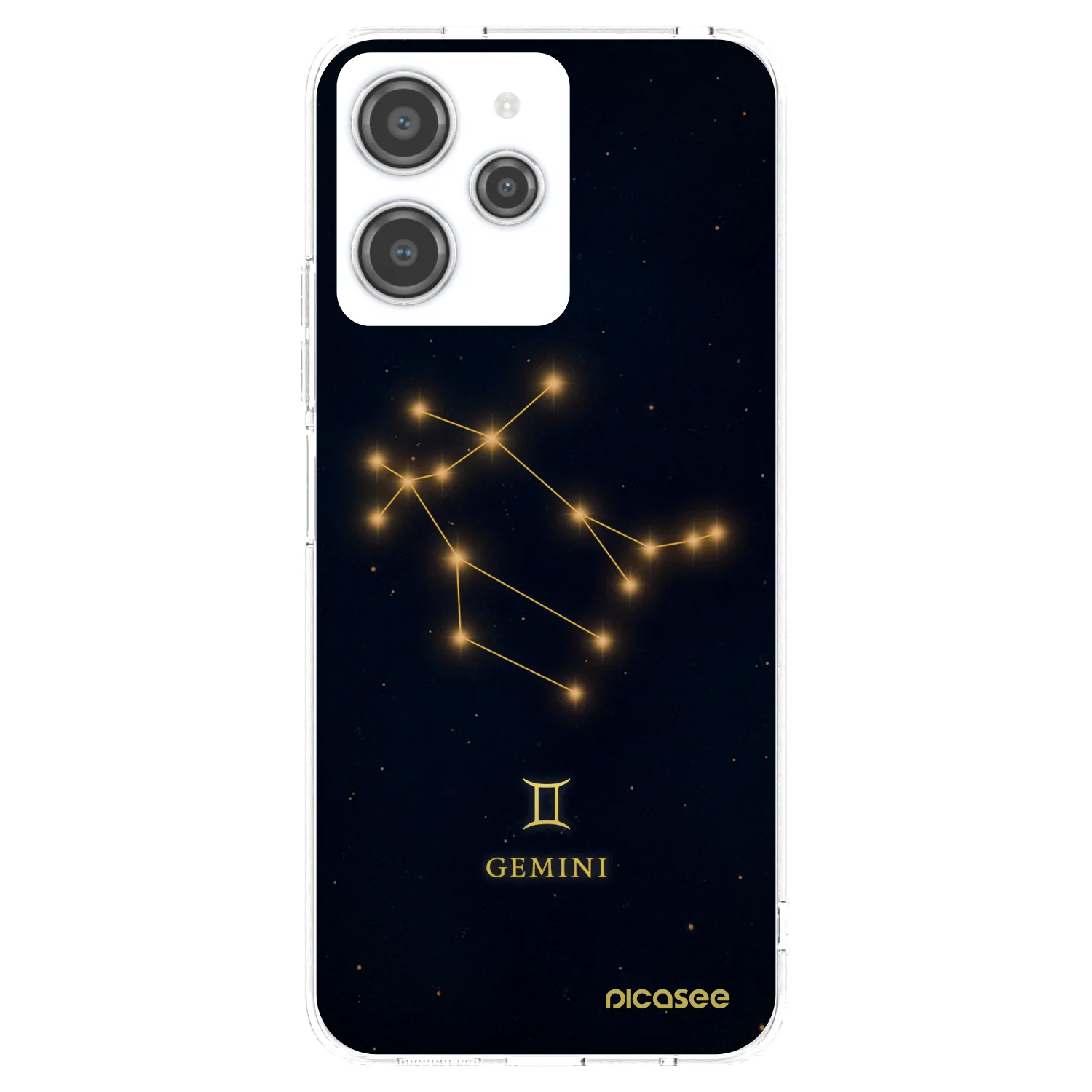 Picasee silikonový průhledný obal pro Xiaomi Redmi 12 4G - GEMINI