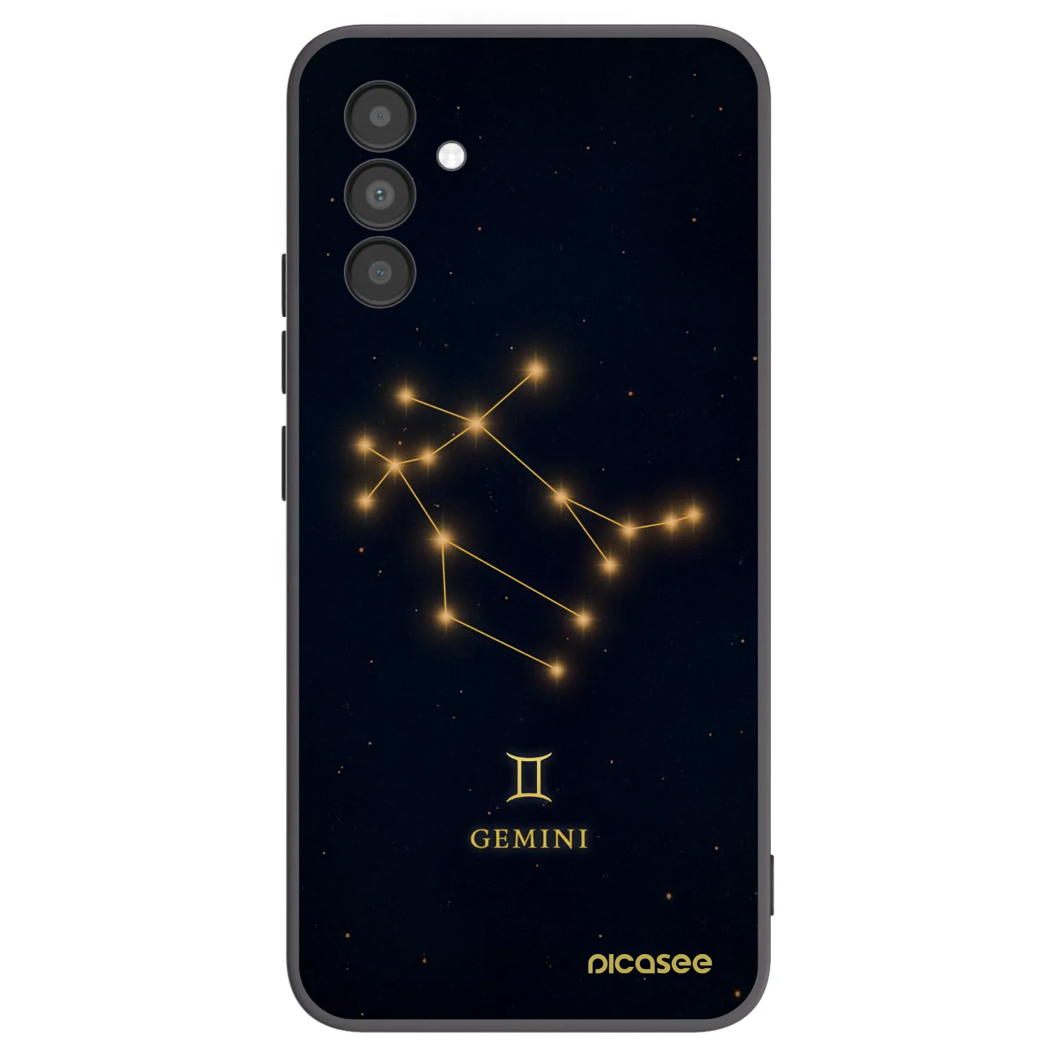 Picasee silikonový černý obal pro Samsung Galaxy A04s A047F - GEMINI