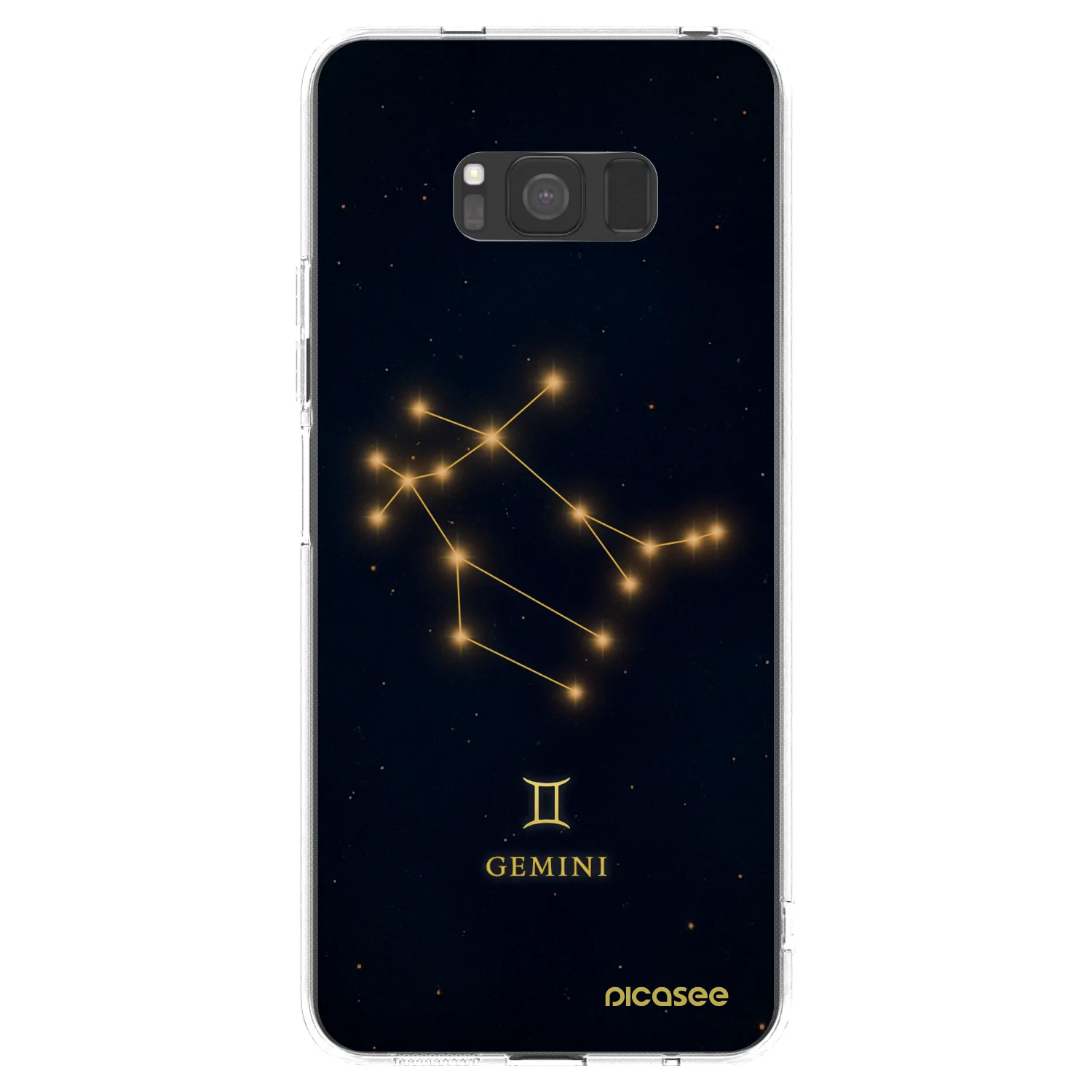 Picasee silikonový průhledný obal pro Samsung Galaxy S8 G950F - GEMINI