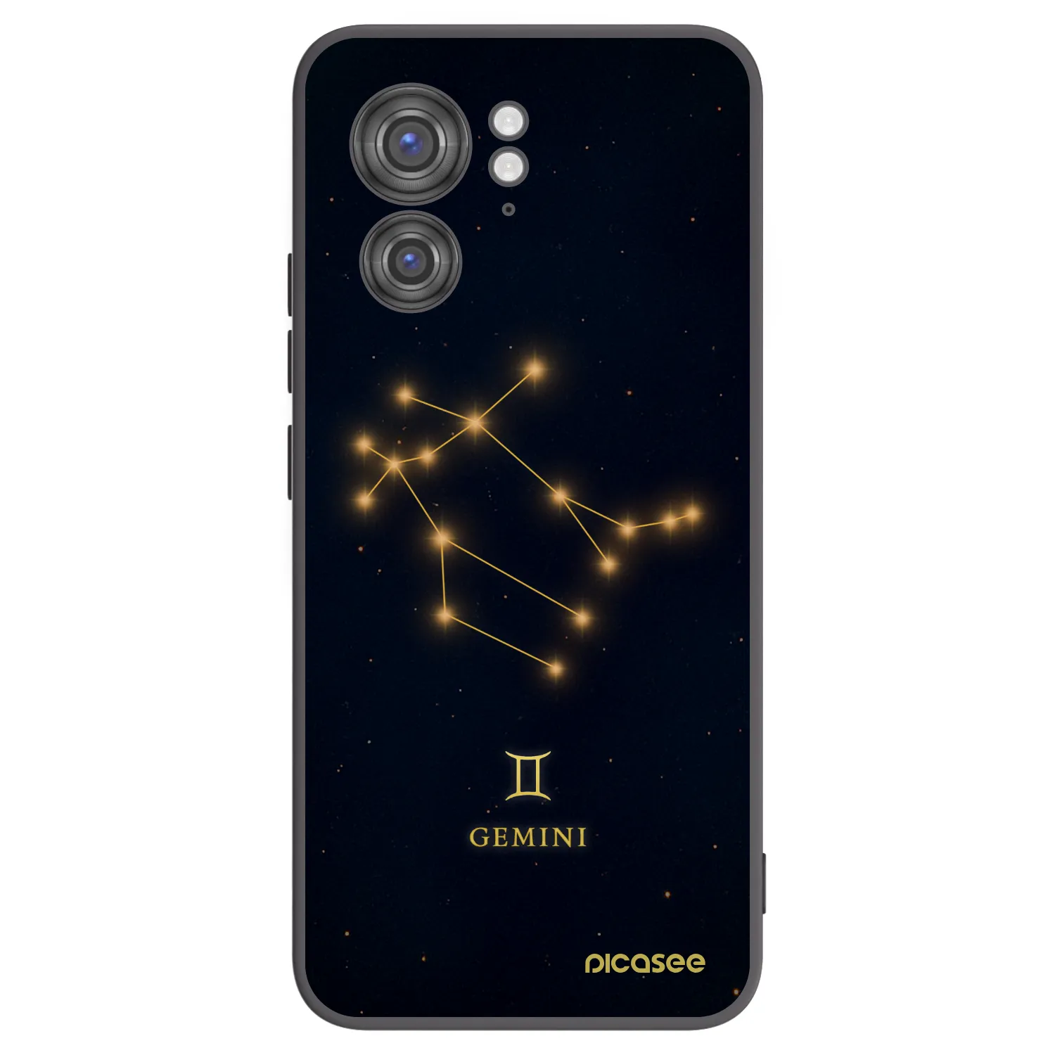 Picasee silikonový černý obal pro Motorola Edge 40 - GEMINI